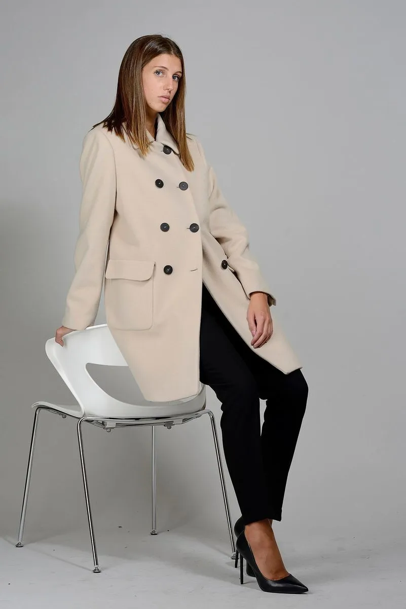 -cappotto di lana donna