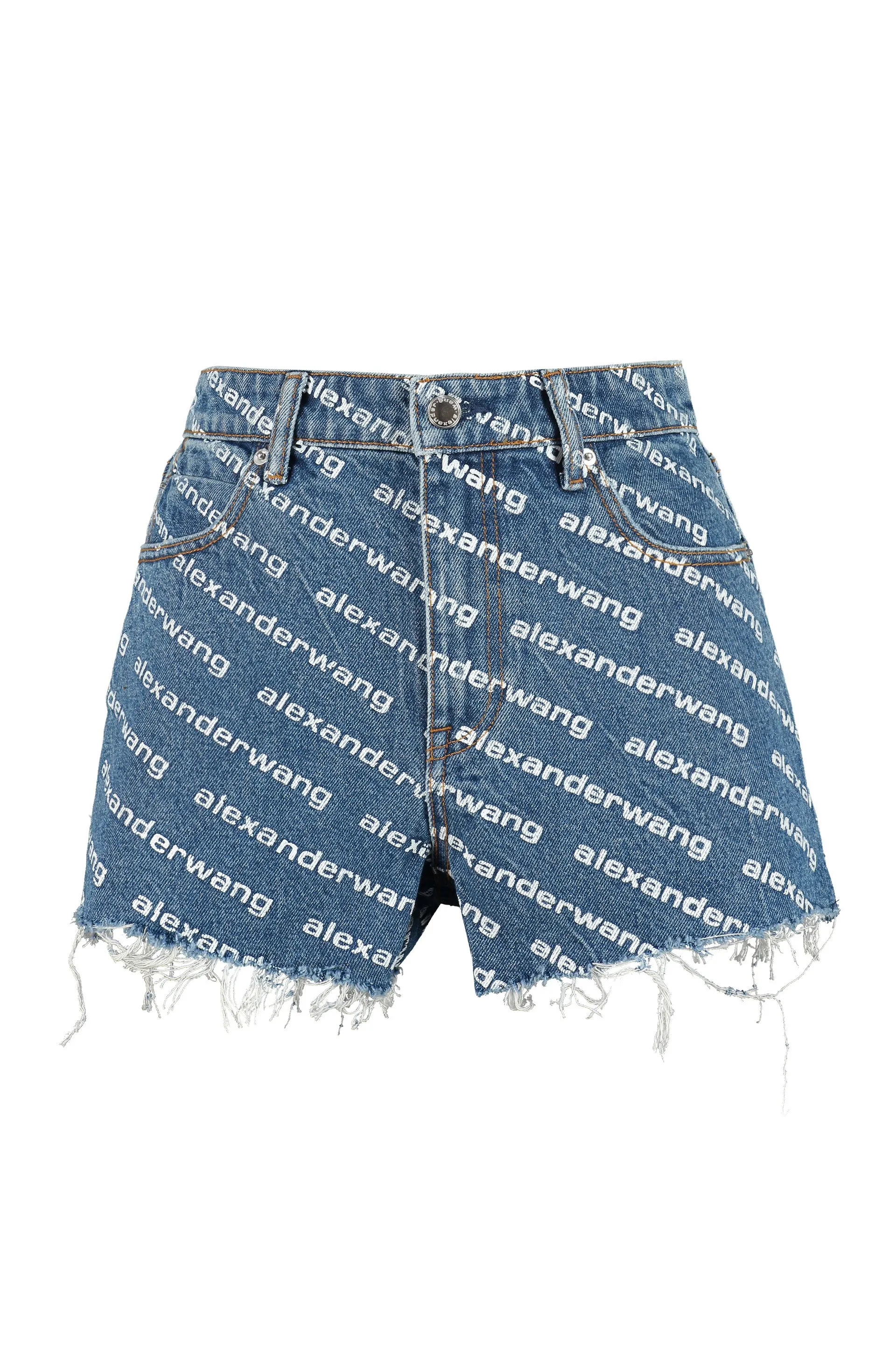 Alexander Wang Shorts Bite in denim