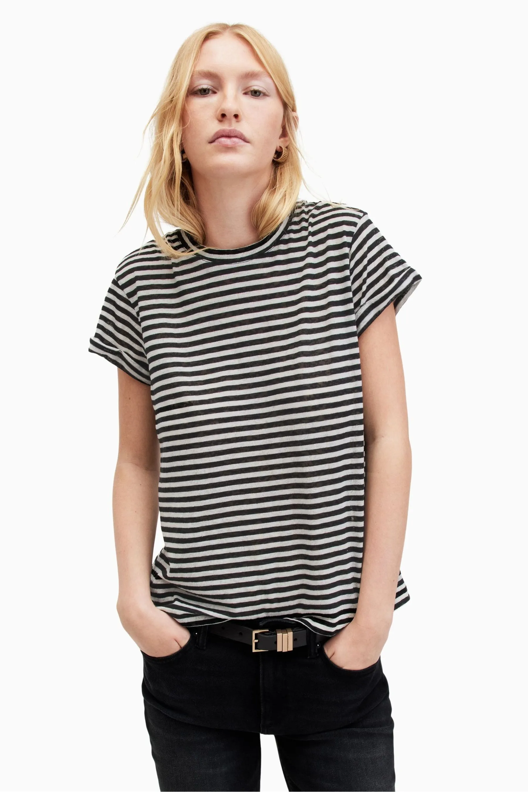AllSaints - Anna A righe T-shirt