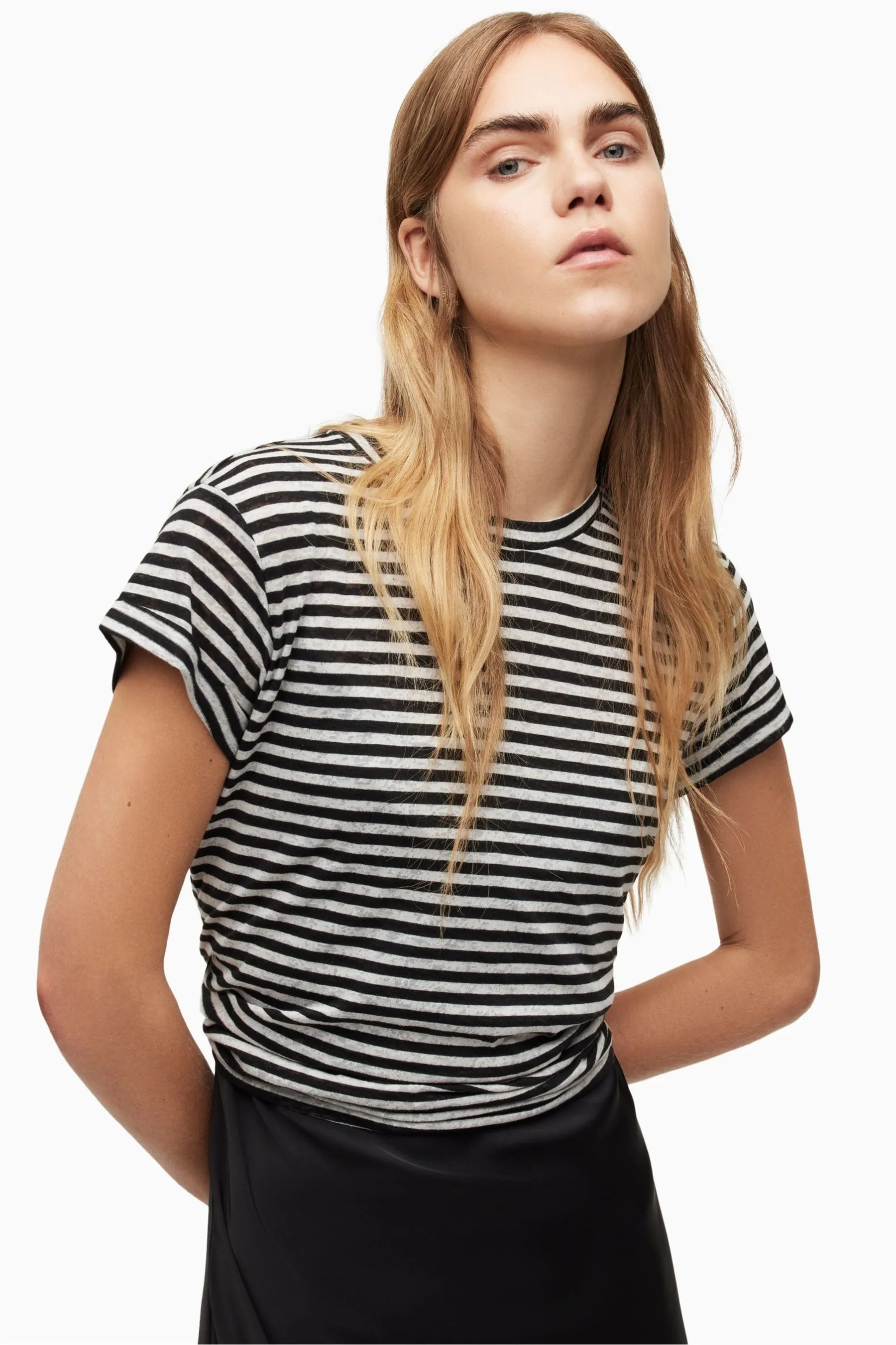 AllSaints - Anna A righe T-shirt