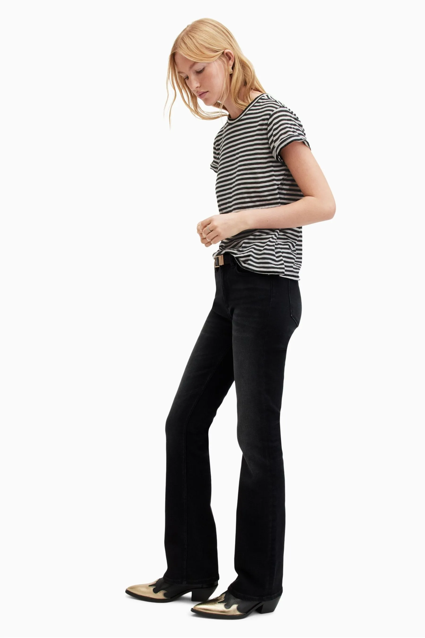 AllSaints - Anna A righe T-shirt