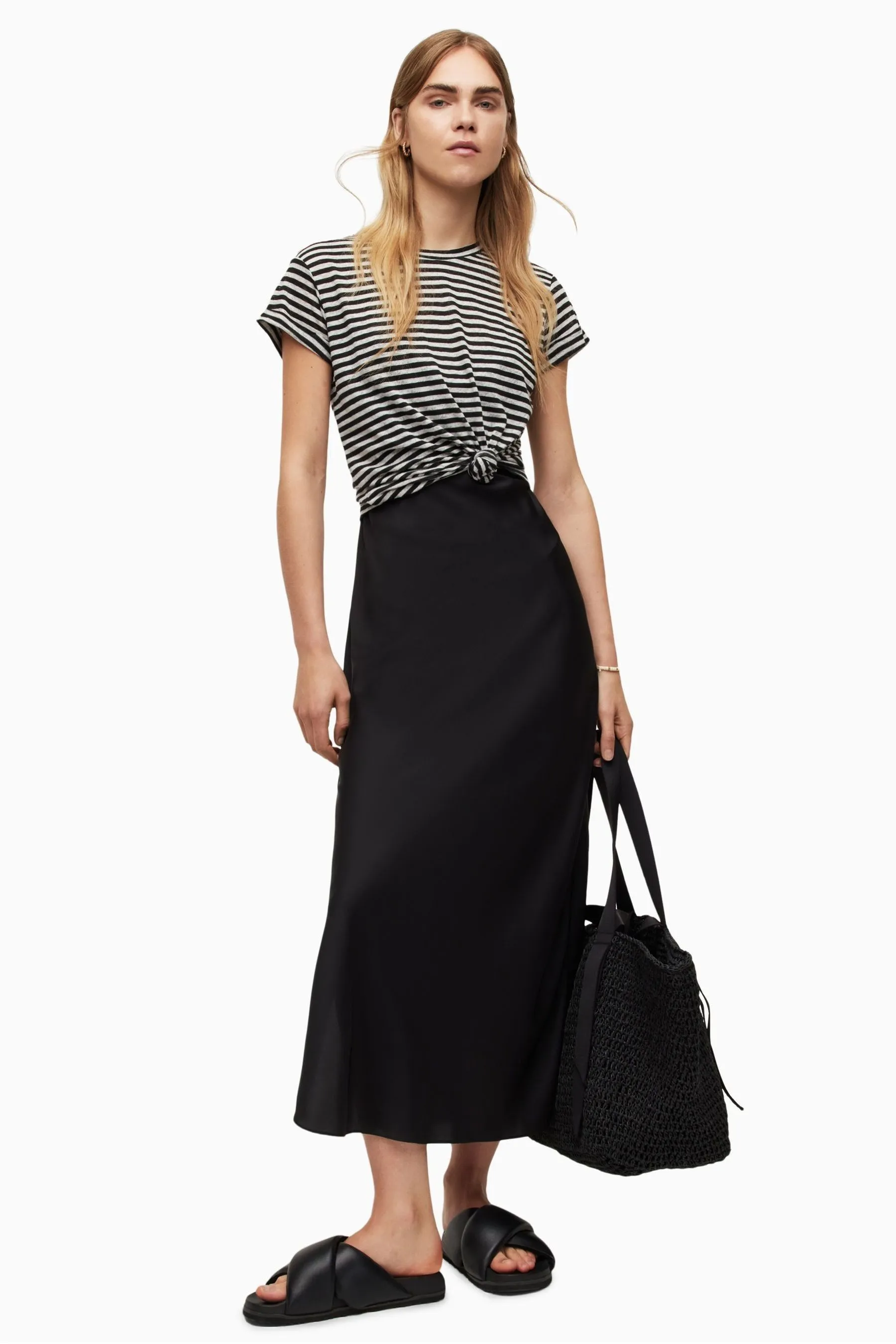 AllSaints - Anna A righe T-shirt