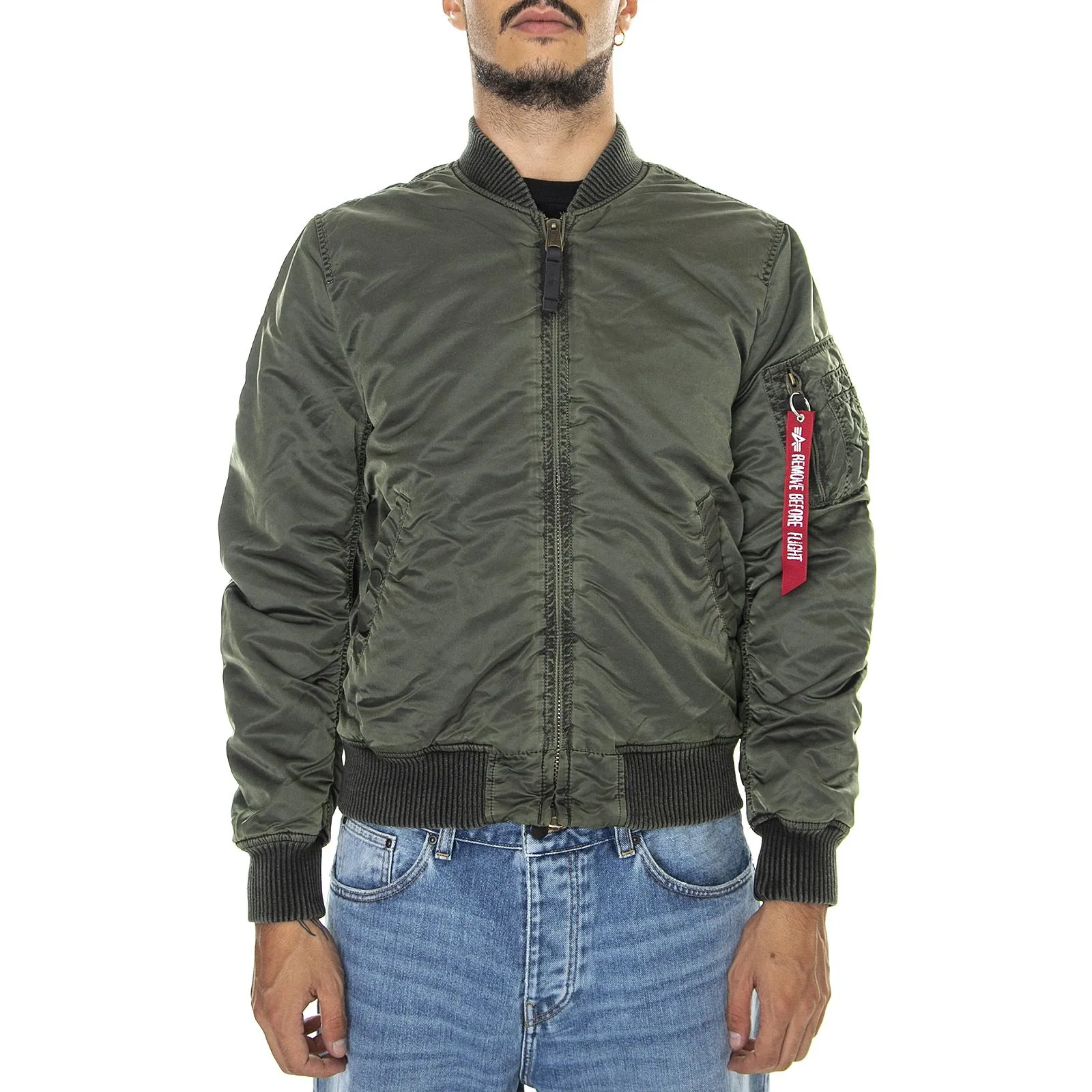 Alpha Industries MA-1 VF 59 - Giacca Invernale Uomo Verde Scuro    