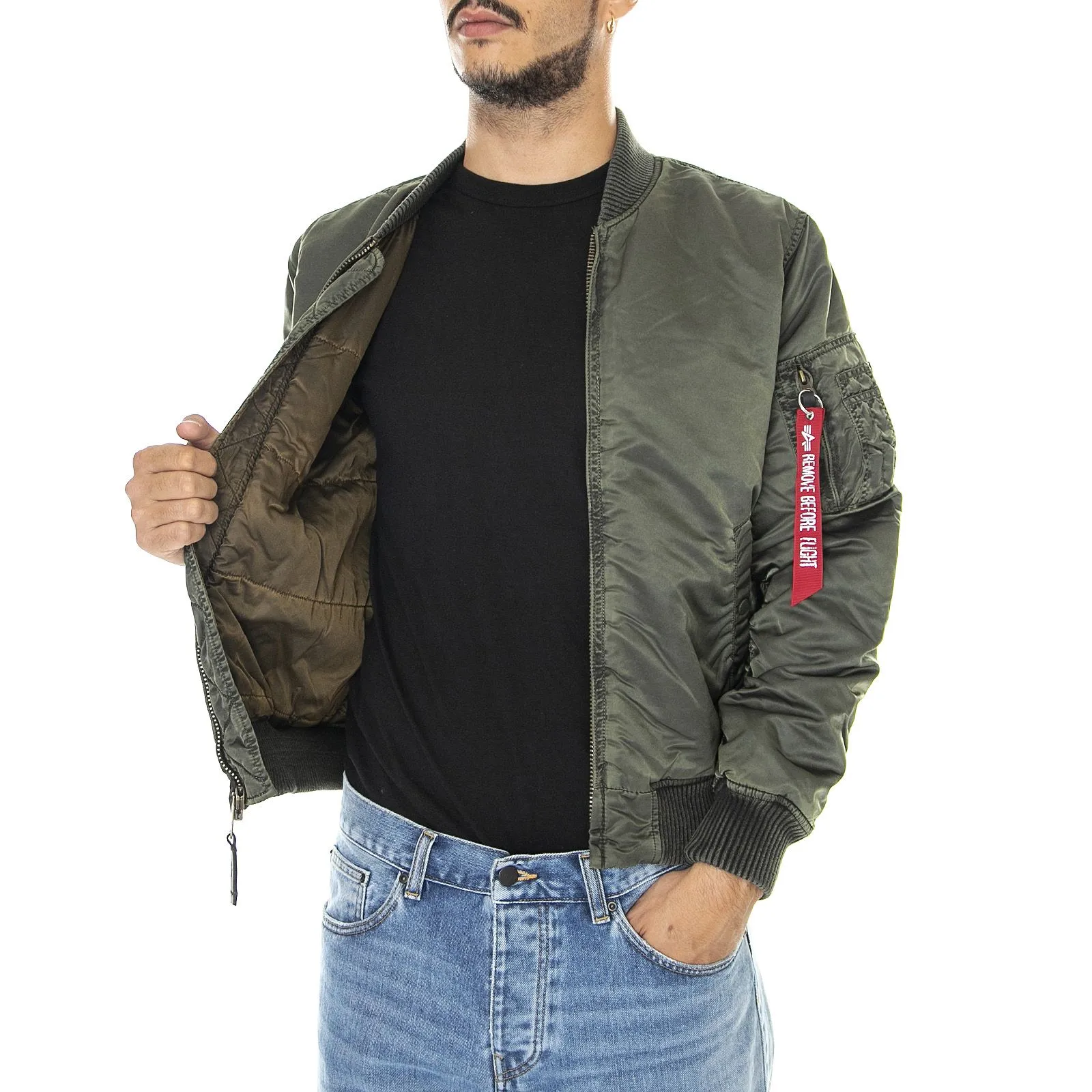Alpha Industries MA-1 VF 59 - Giacca Invernale Uomo Verde Scuro    