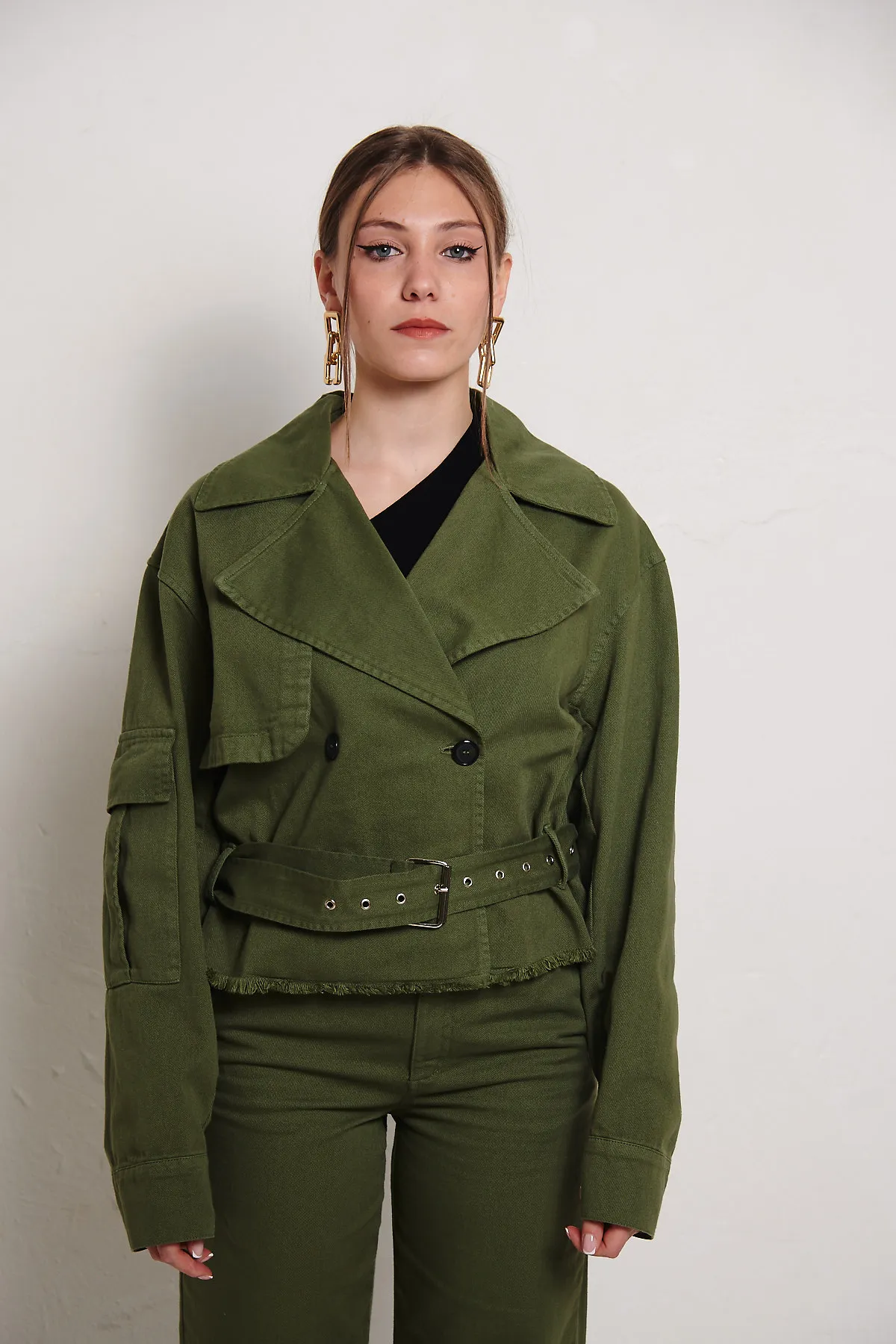 ANIYE BY Crop trench CAROL