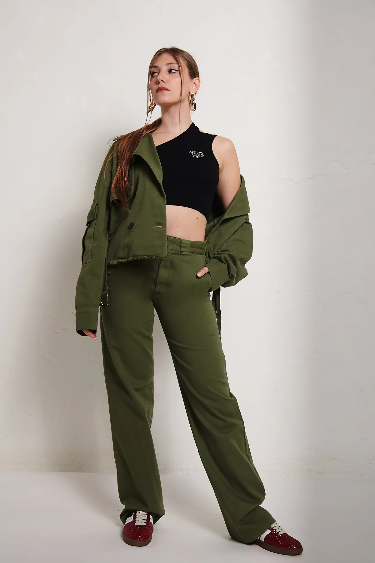 ANIYE BY Crop trench CAROL