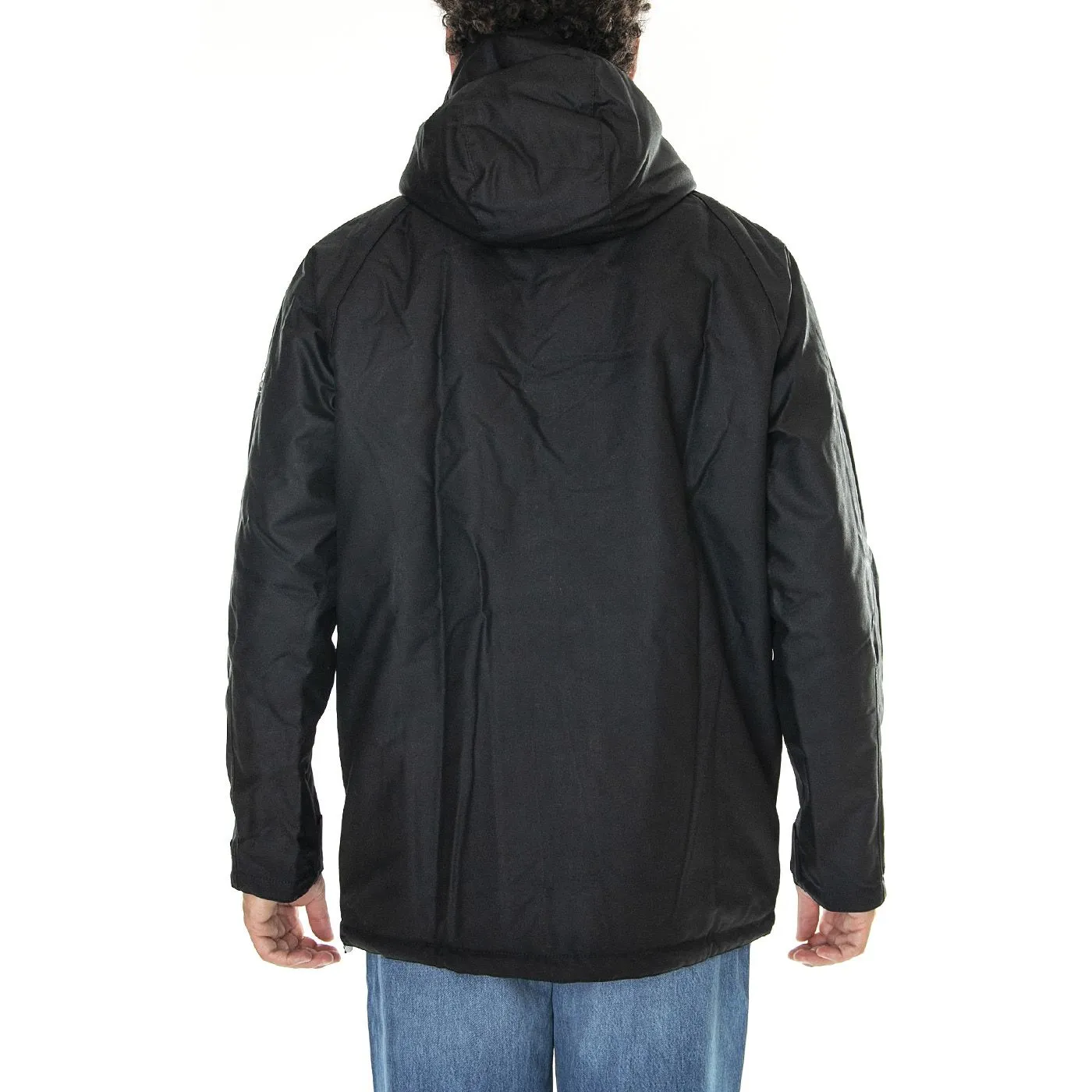 BARBOUR INTERNATIONAL M' Tantallon Wax Black Jacket - Giacca Invernale Uomo Nera    