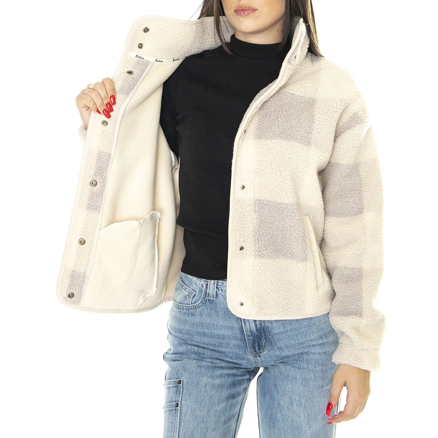 Barbour Overlayer Lichen Barbour - Giacca Invernale Donna Beige    