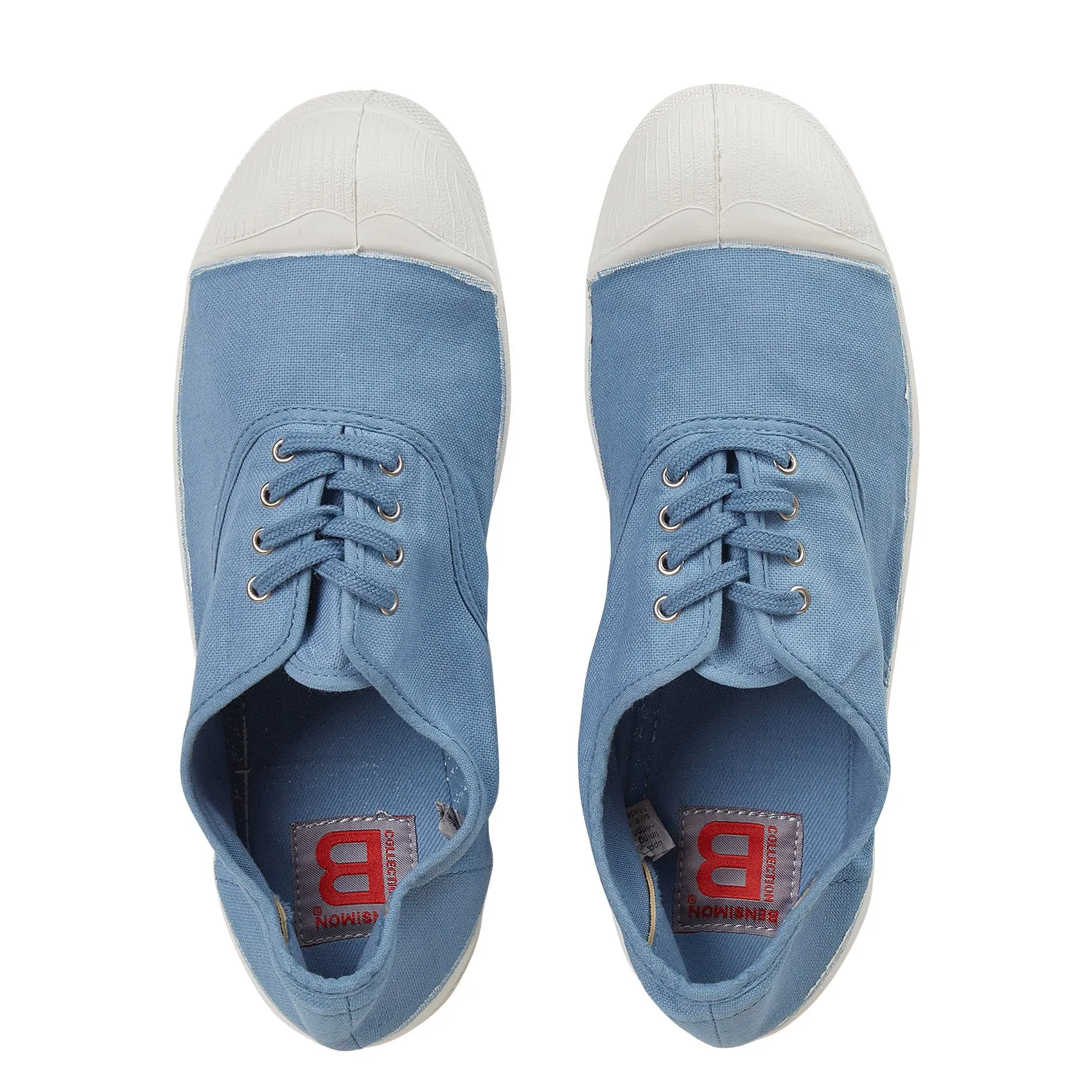  BENSIMON   Scarpe da tennis con stringhe in tela di cotone | Blu
