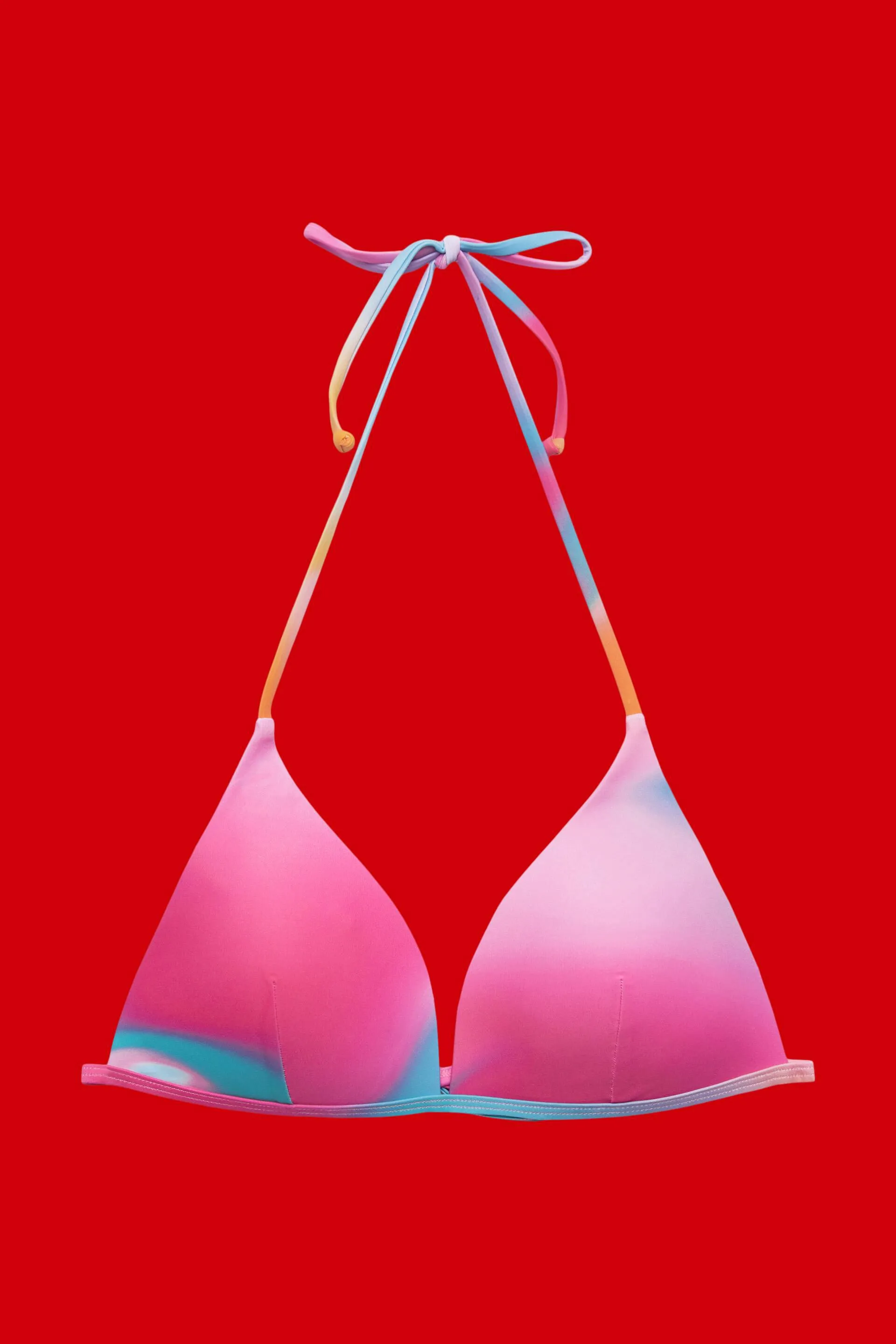Bikini a triangolo imbottito tie dye