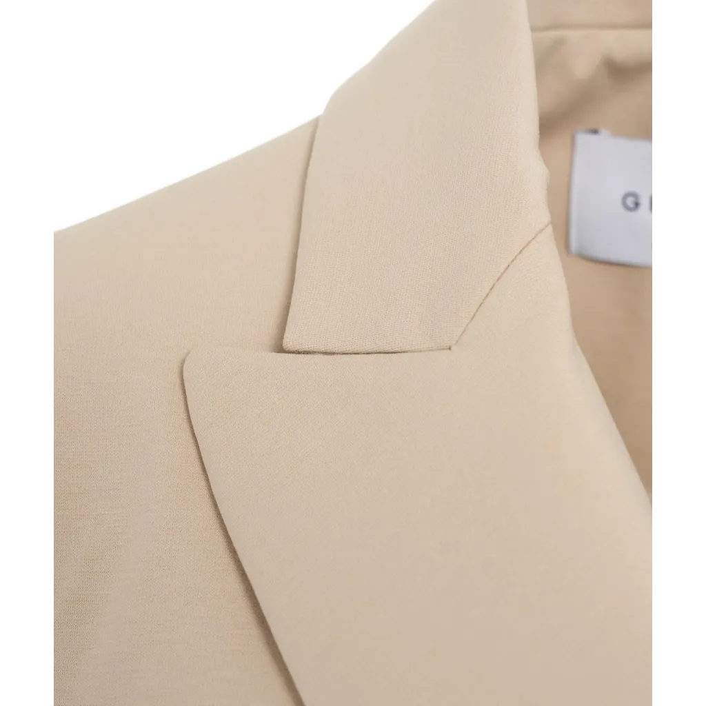 Blazer doppiopetto beige