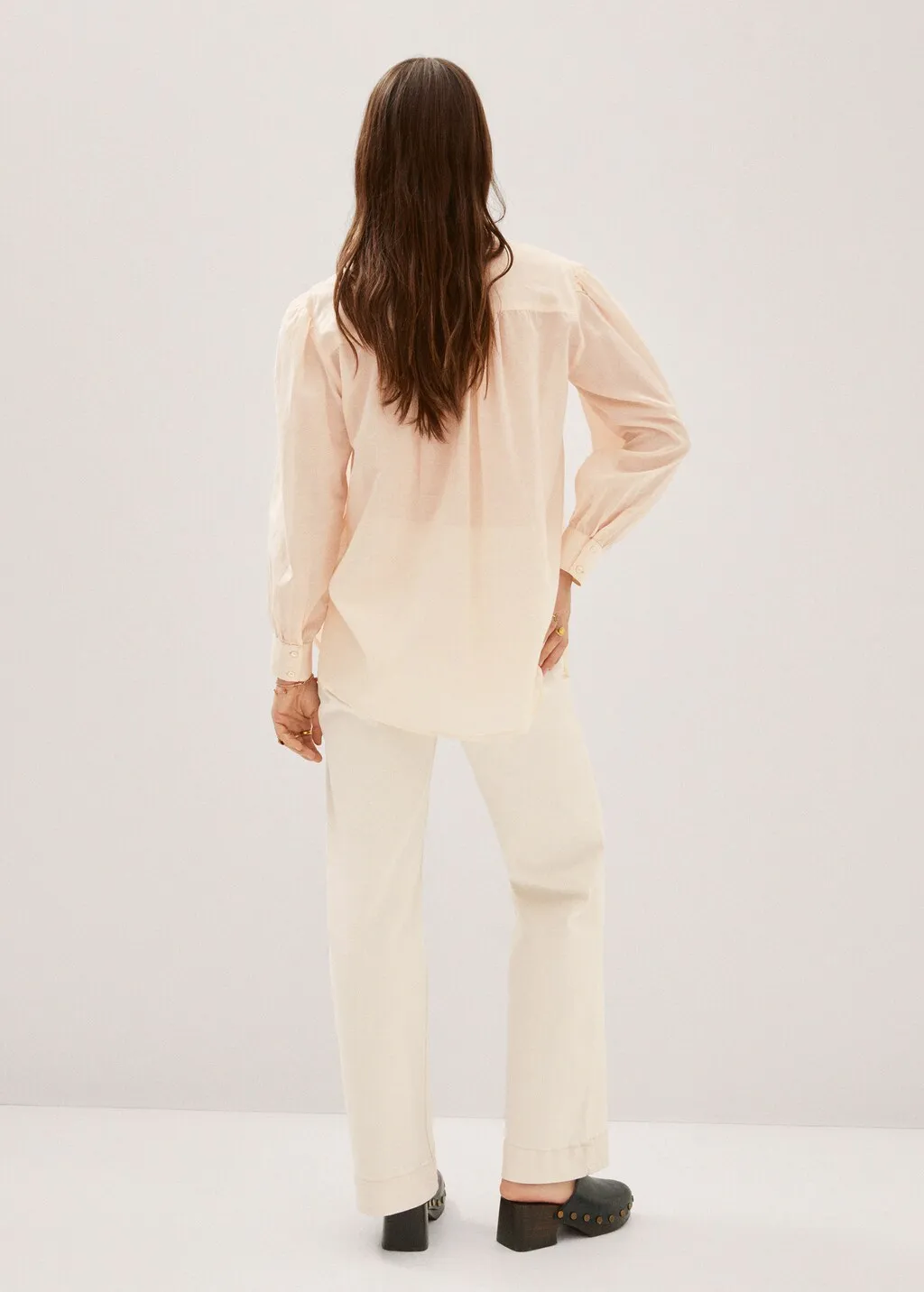 Blusa camicione oversize