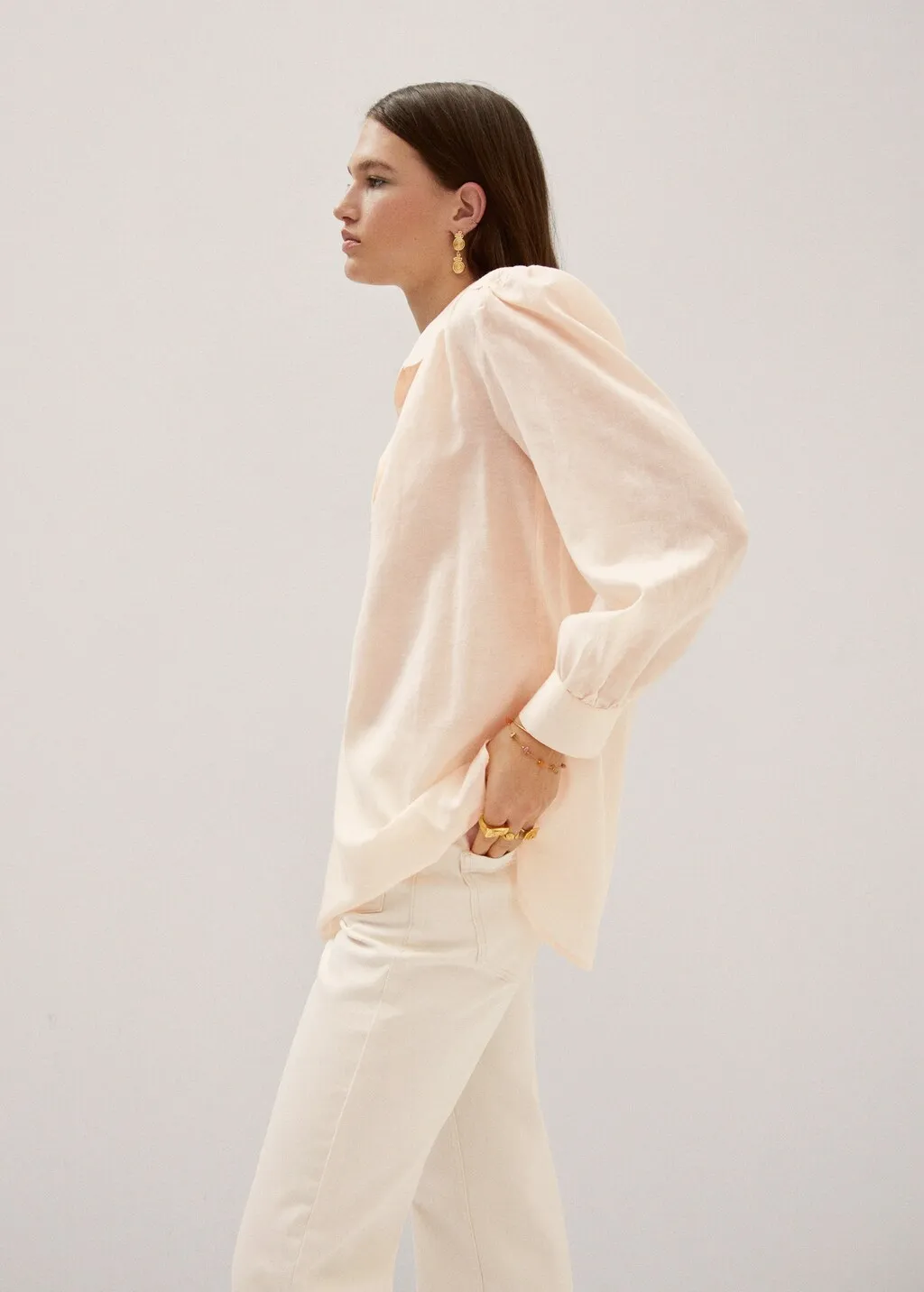 Blusa camicione oversize