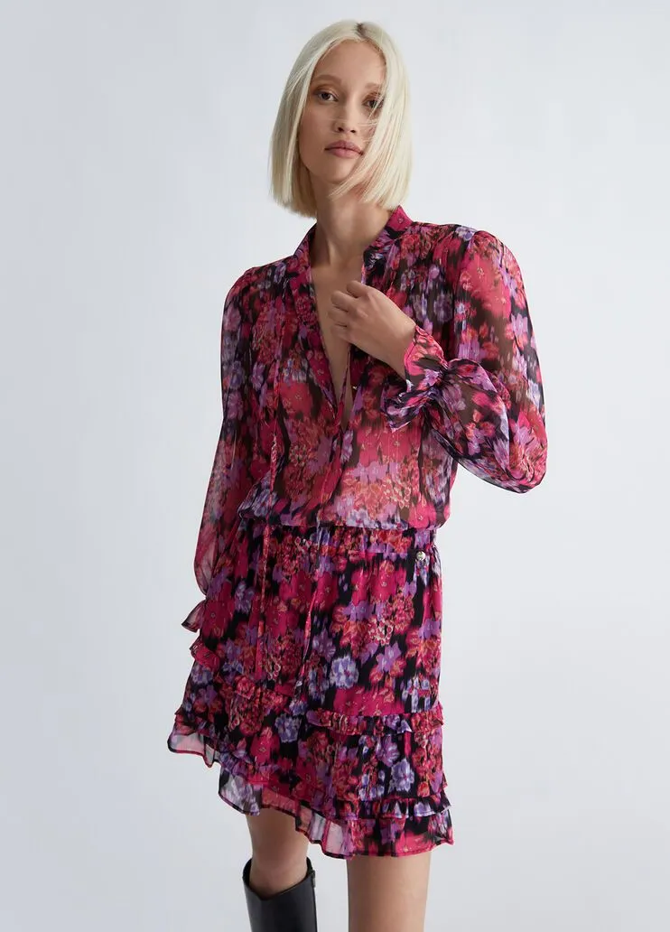 Blusa floreale liu jo