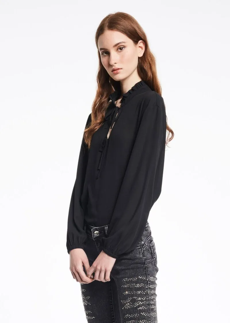 Blusa in georgette
