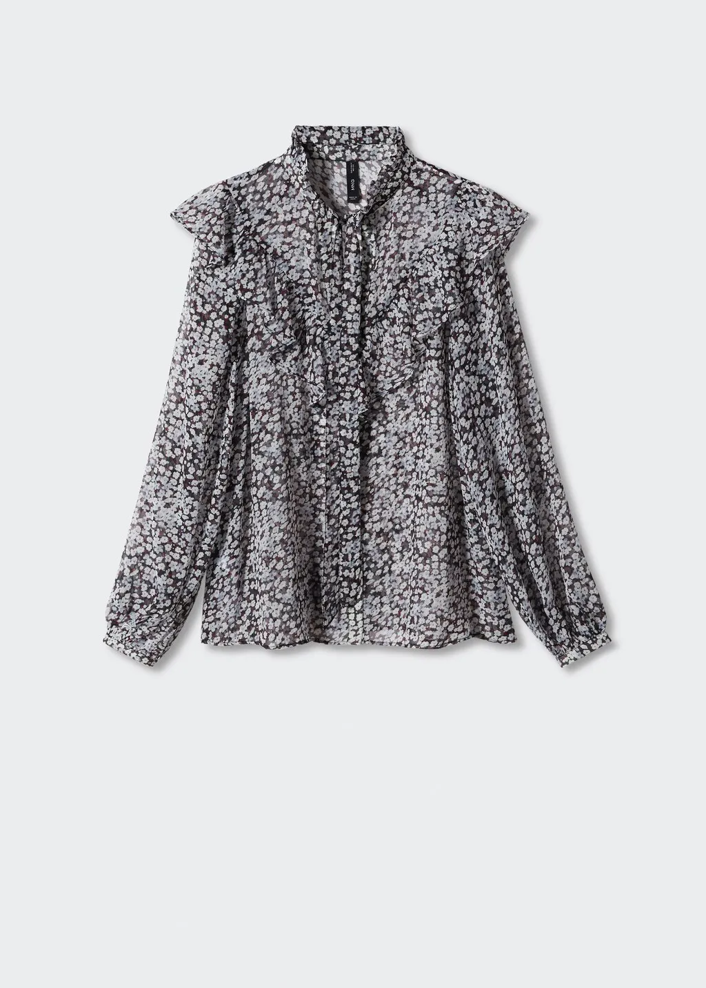 Blusa stampa floreale