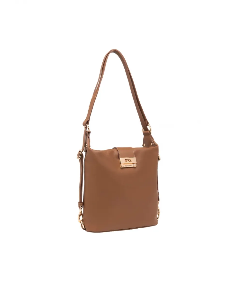 Borsa A Spalla In Pelle Cuoio