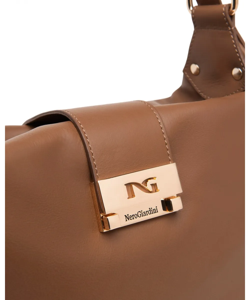 Borsa A Spalla In Pelle Cuoio