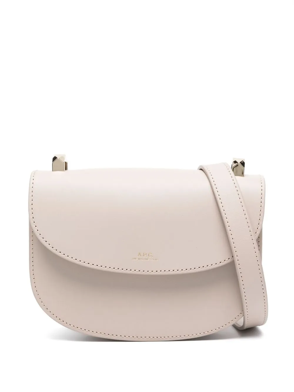 Borsa a tracolla Geneve APC in grigio taupe - donna