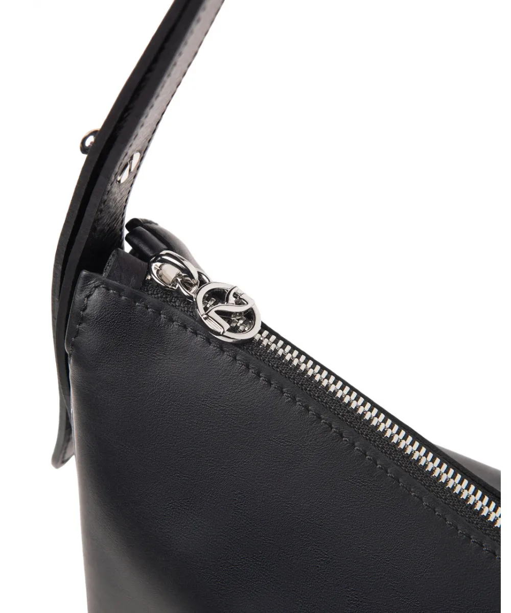 Borsa A Tracolla In Pelle Nero
