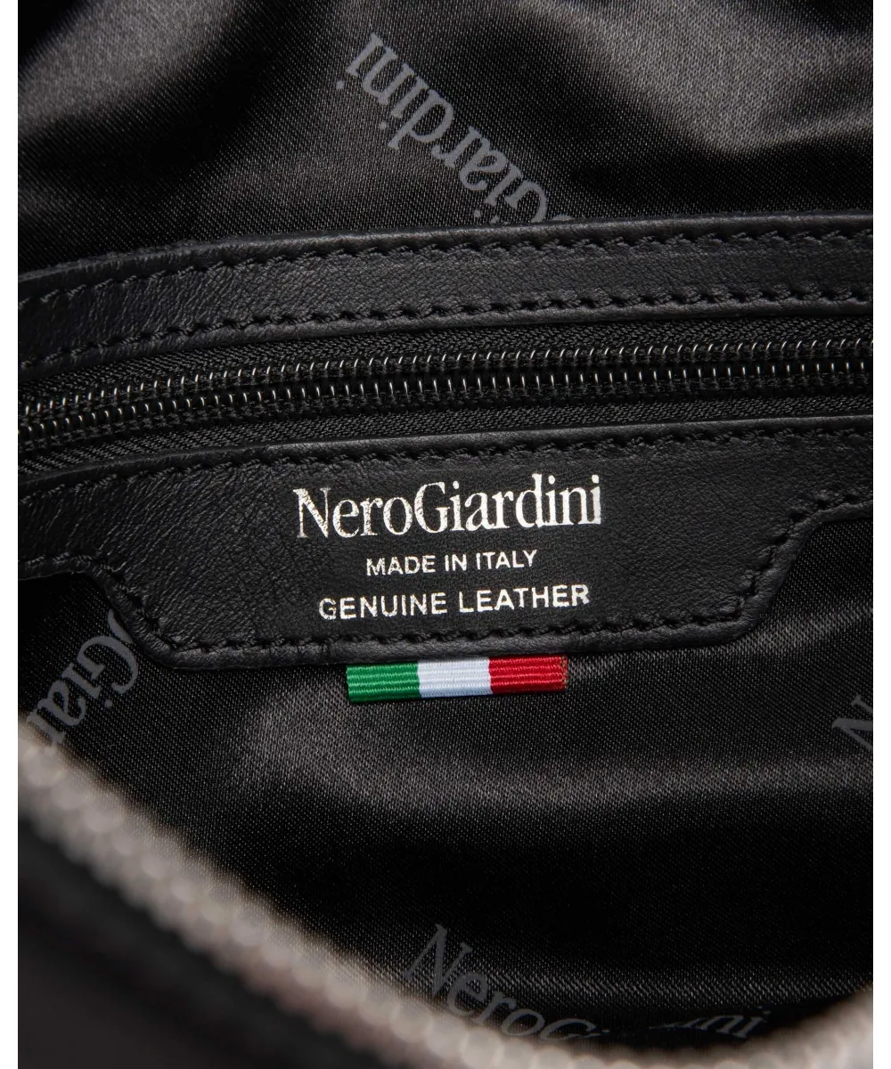 Borsa A Tracolla In Pelle Nero