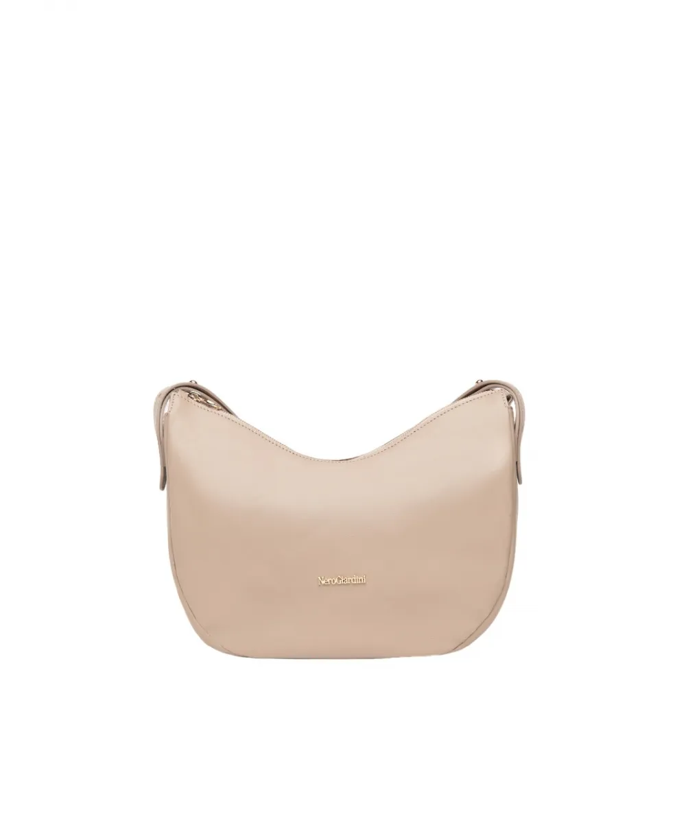 Borsa A Tracolla In Pelle Tortora