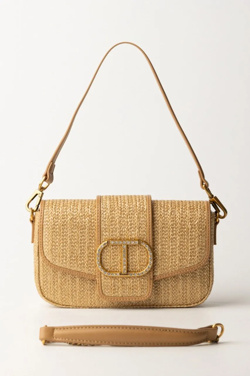 Borsa Amie in rafia PAGLIA