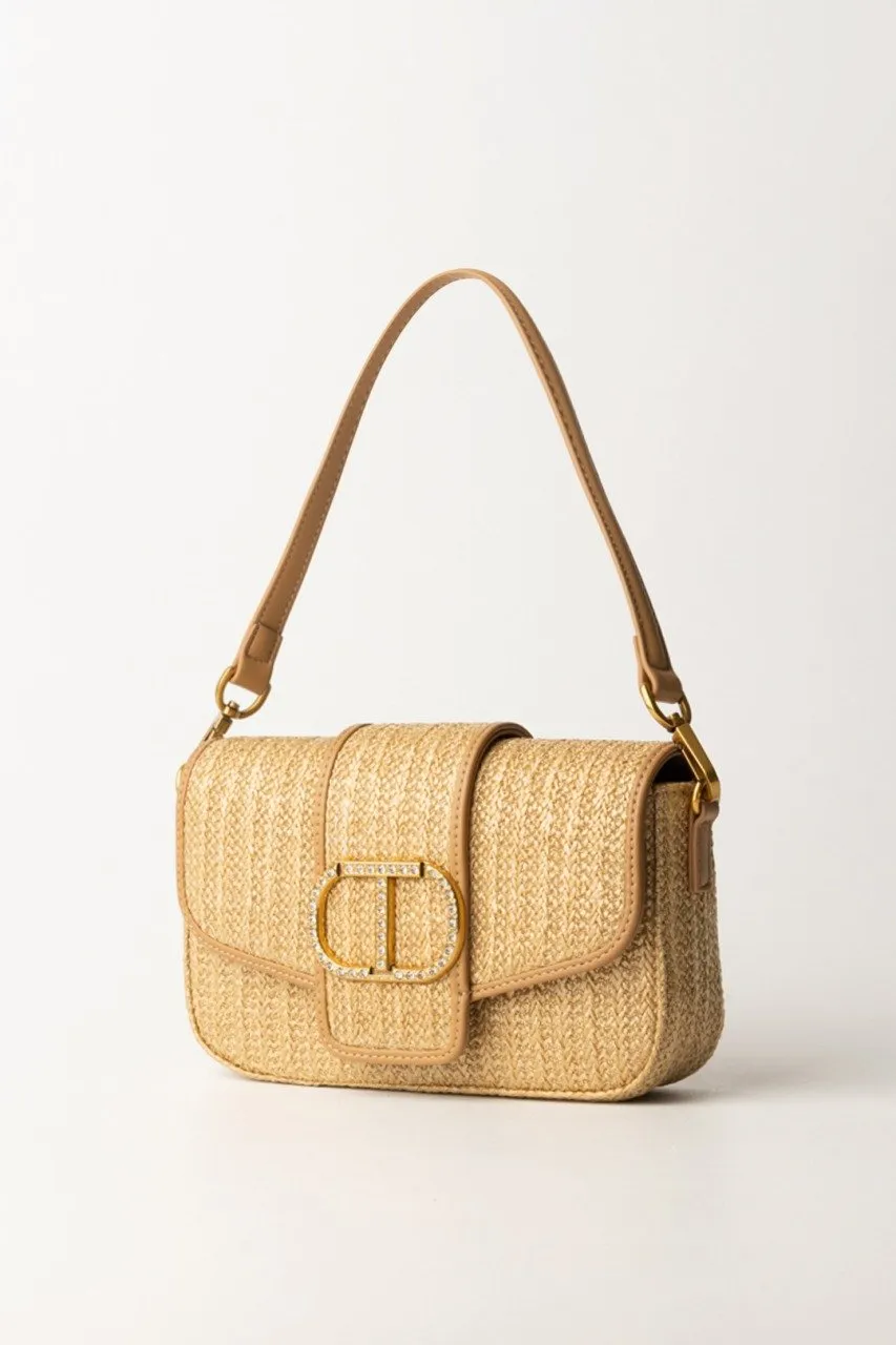 Borsa Amie in rafia PAGLIA