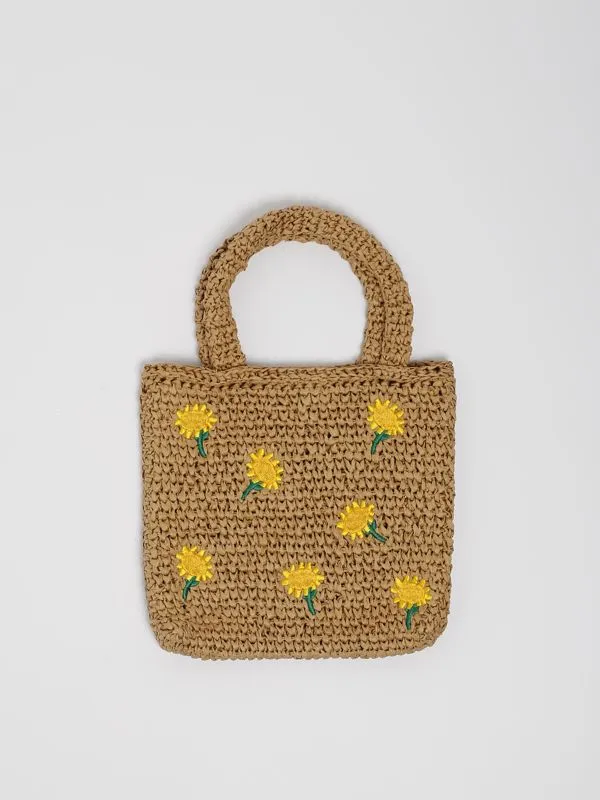 Borsa bambina Stella McCartney in rafia Corda