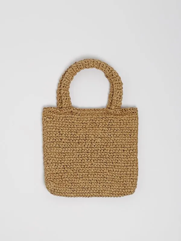 Borsa bambina Stella McCartney in rafia Corda