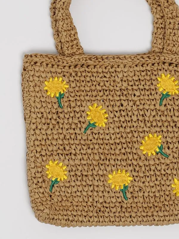 Borsa bambina Stella McCartney in rafia Corda