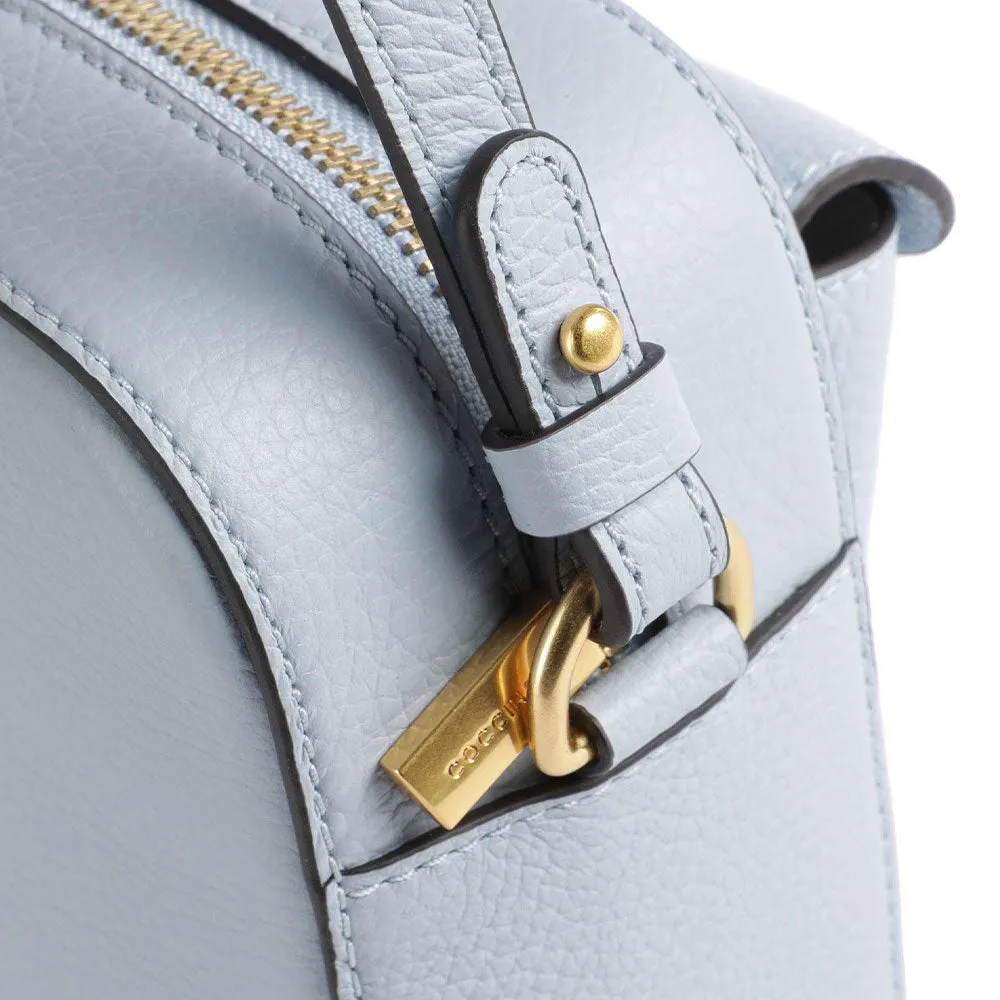 Borsa Donna a Tracolla COCCINELLE in Pelle Mist Blue linea Beat Soft Misura Media
