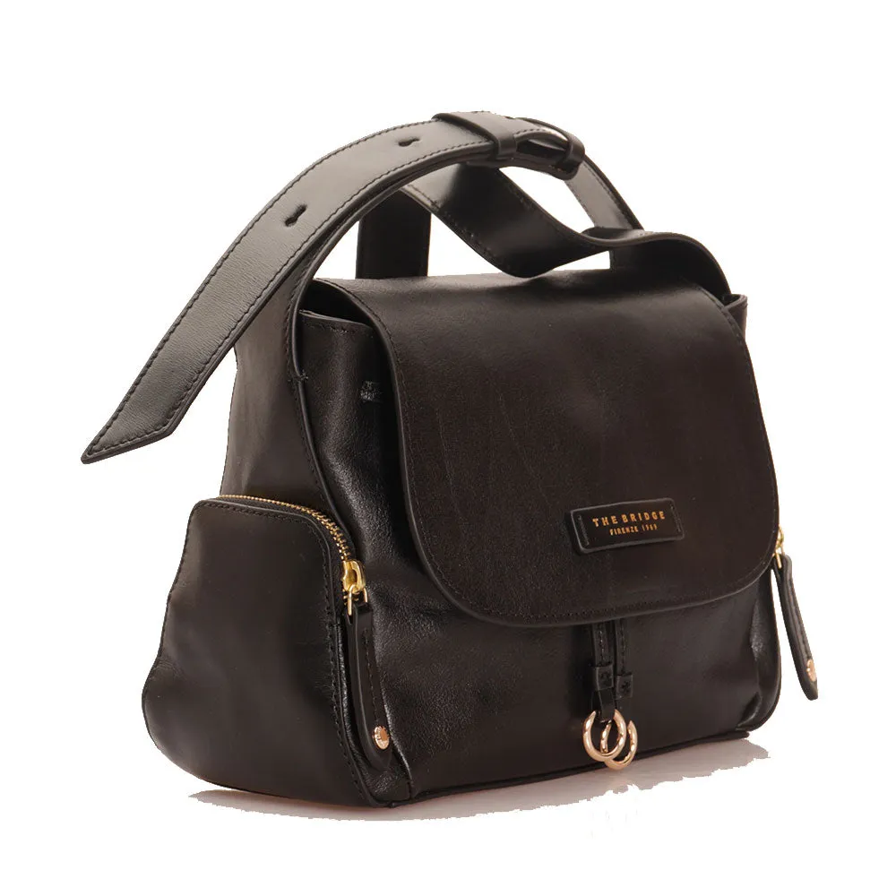 Borsa Donna a Tracolla THE BRIDGE linea Carlotta in Pelle Nera