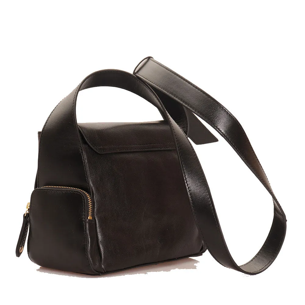 Borsa Donna a Tracolla THE BRIDGE linea Carlotta in Pelle Nera