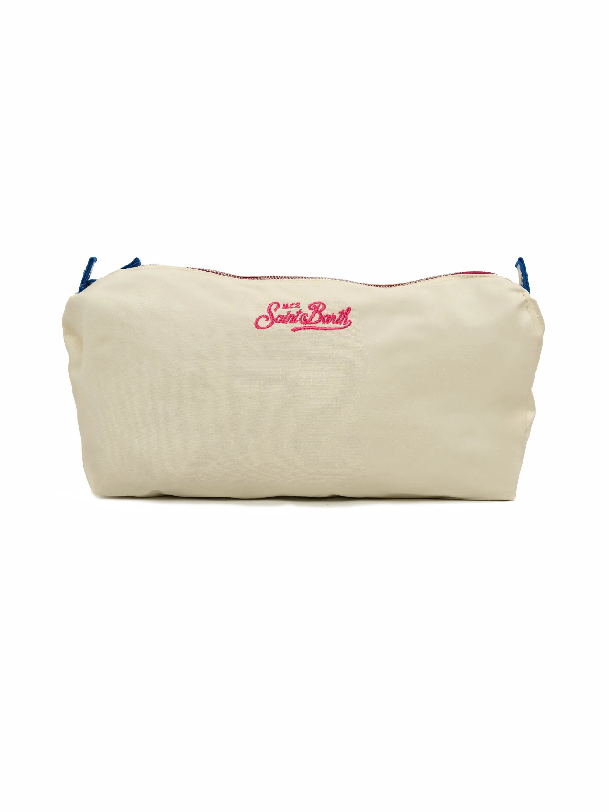 Borsa in Rafia a Righe Multicolor