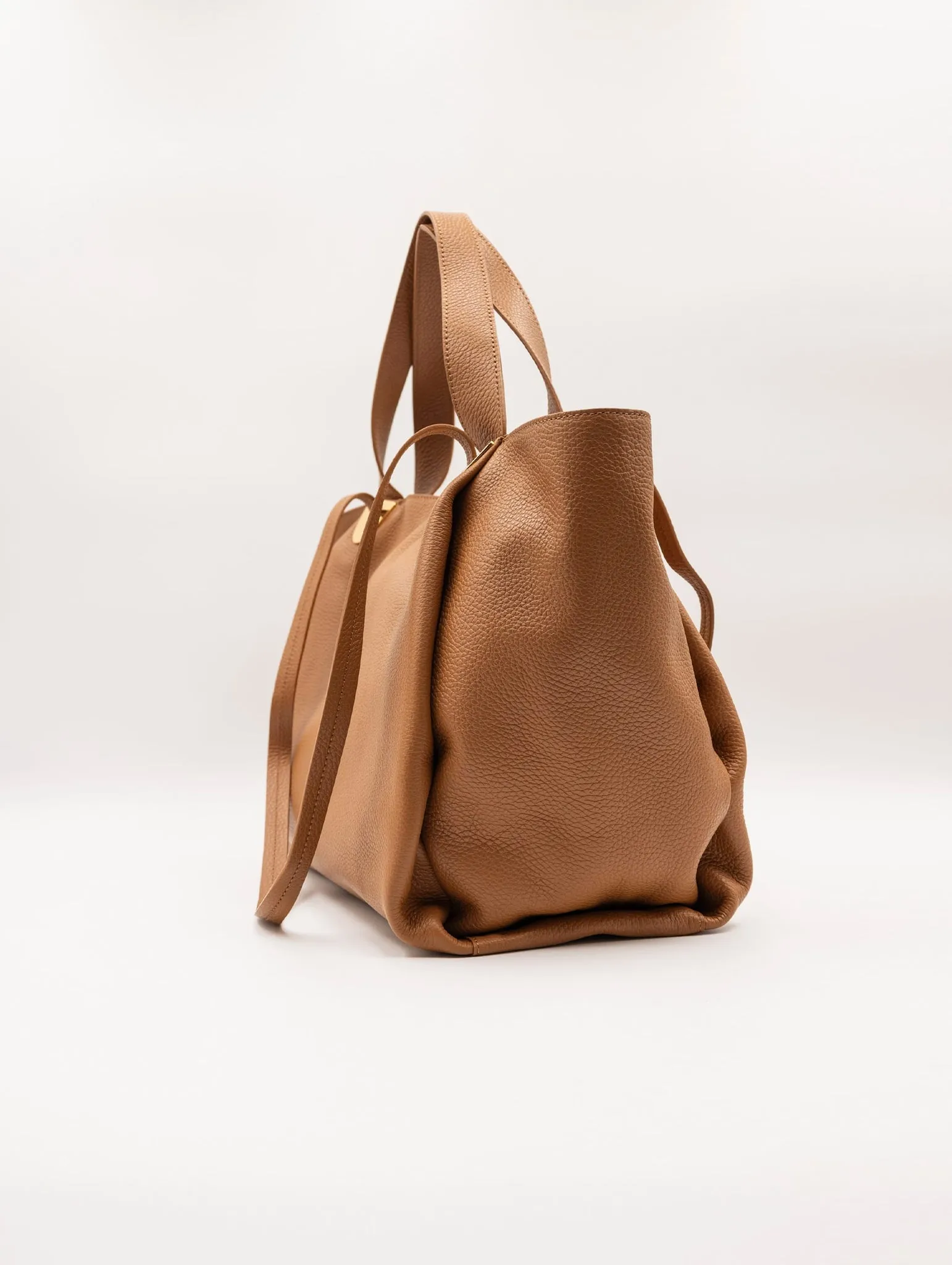 Borsa Oliver Coccinelle in Pelle Martellata Cuoio