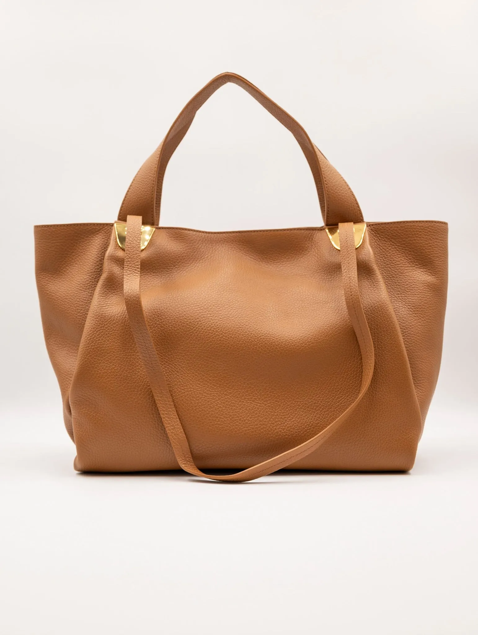 Borsa Oliver Coccinelle in Pelle Martellata Cuoio