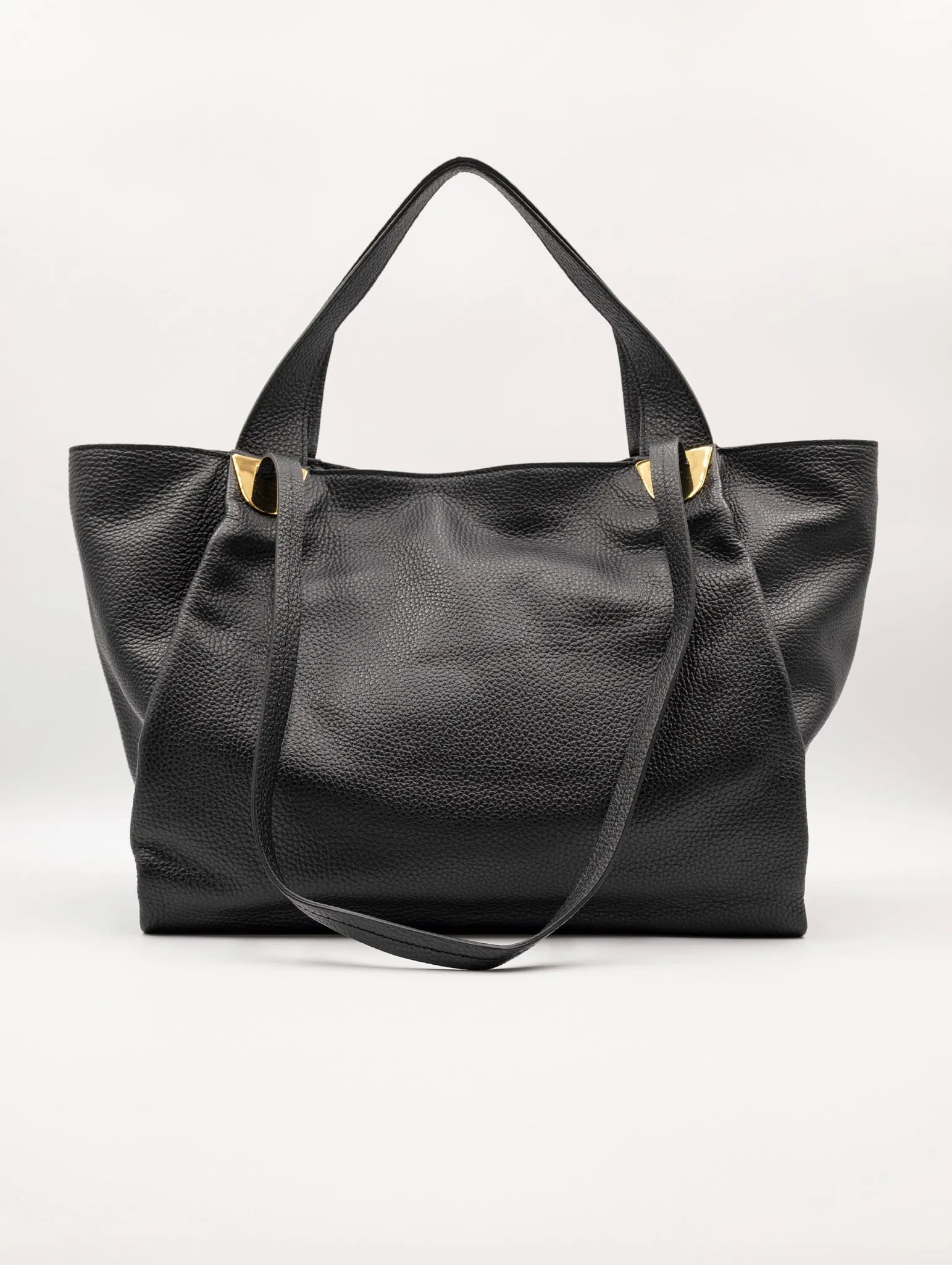 Borsa Oliver Coccinelle in Pelle Martellata Nera