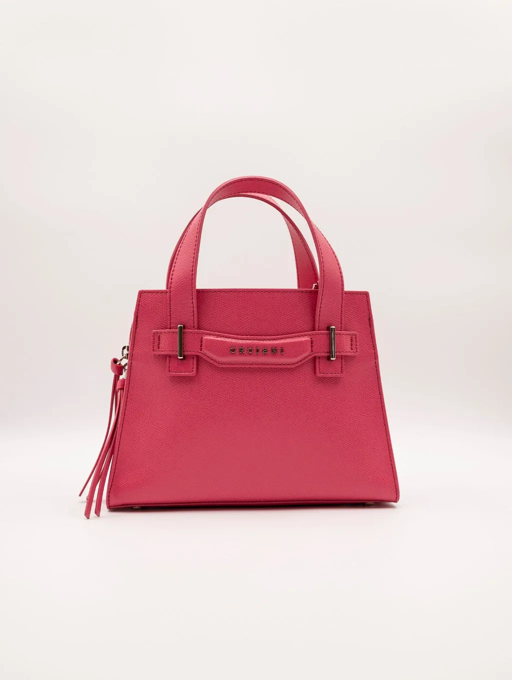 Borsa Orciani Posh S Premium in Pelle Rosa