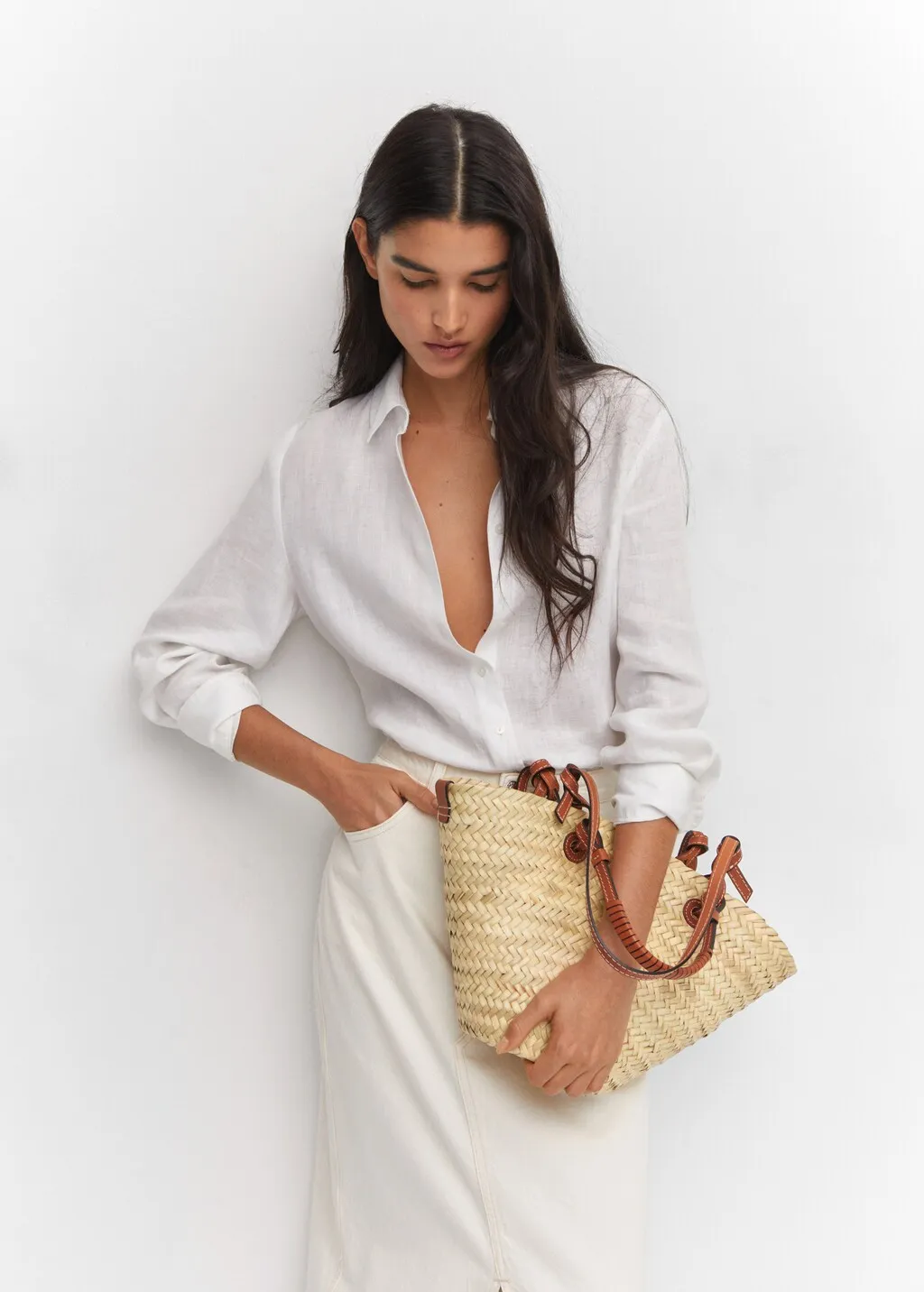 Borsa piccola rafia
