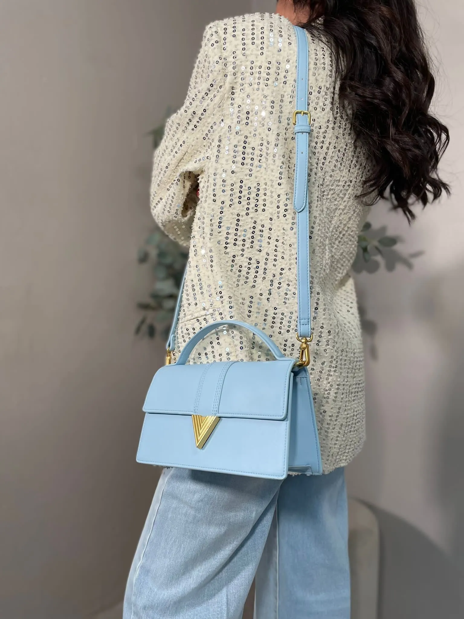 Borsa Tribeca Azzurro Vicolo