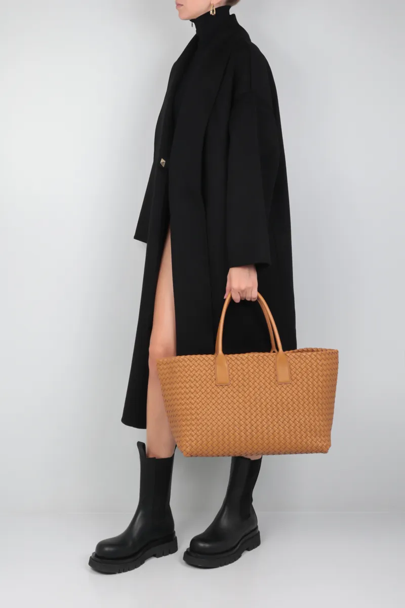 BOTTEGA VENETA borsa tote Cabat media in Intrecciato nappa