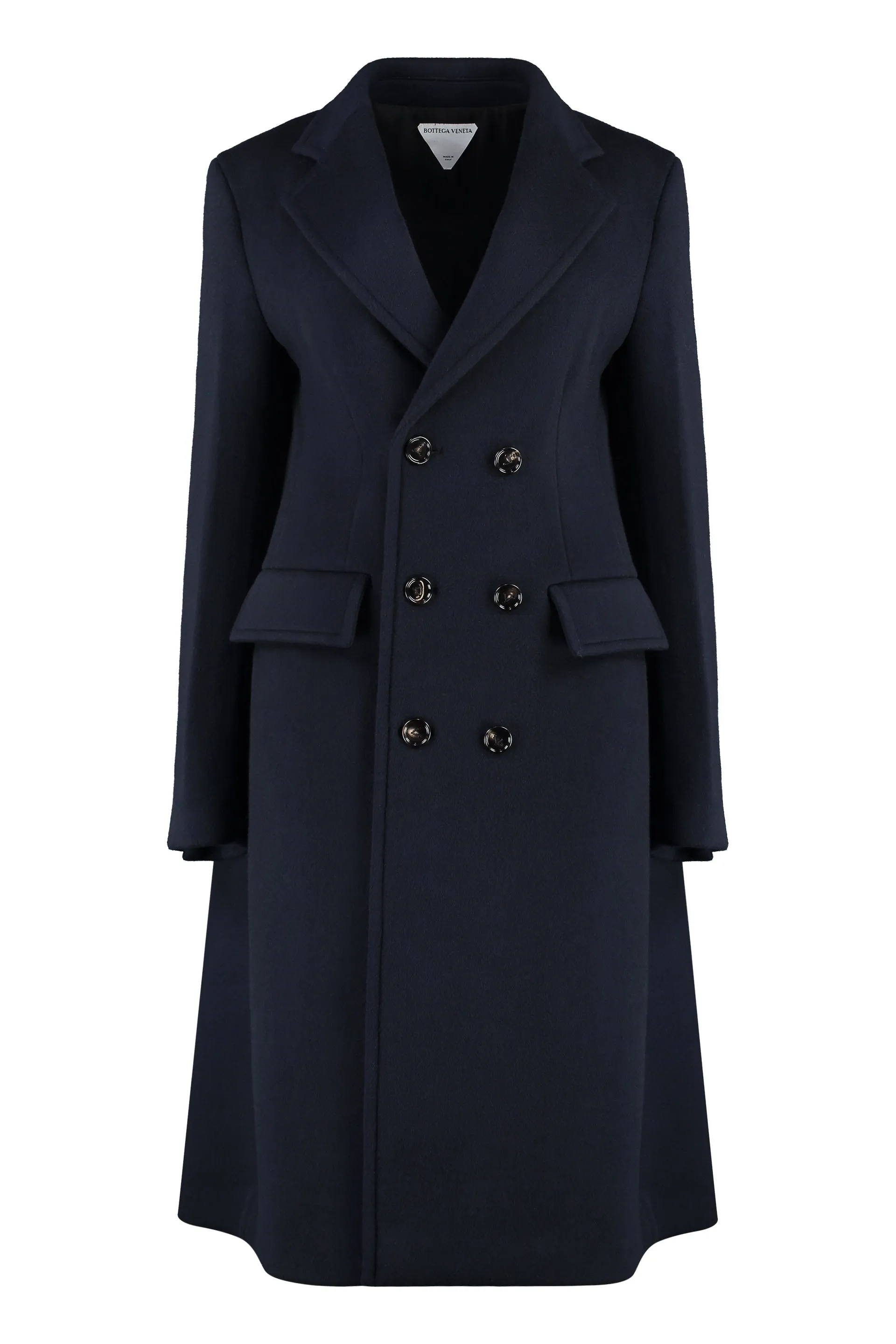 Bottega Veneta Cappotto doppiopetto in lana e cachemire