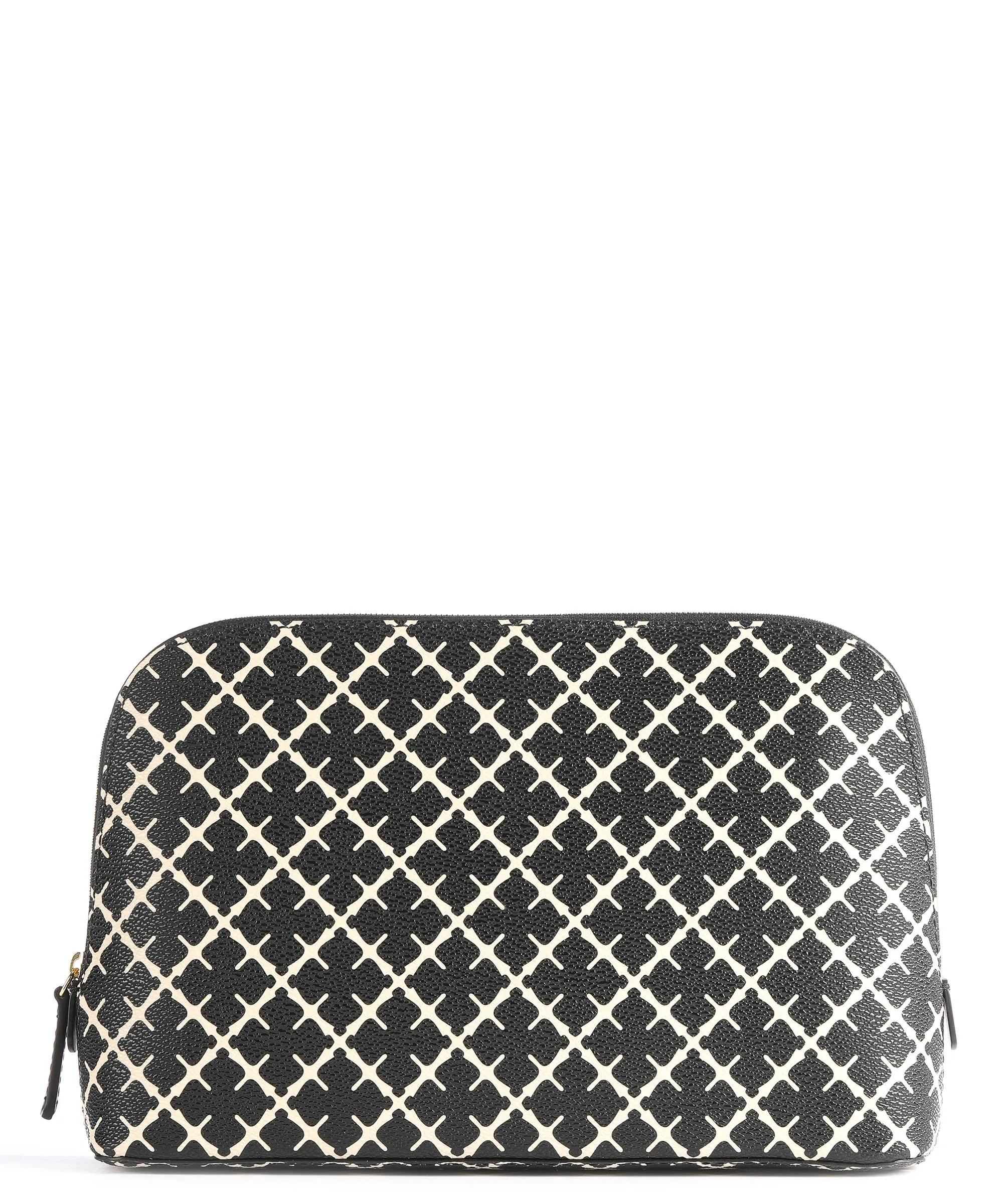  by Malene Birger Bae Medium Borsa da toilette nero/beige 26 cm  