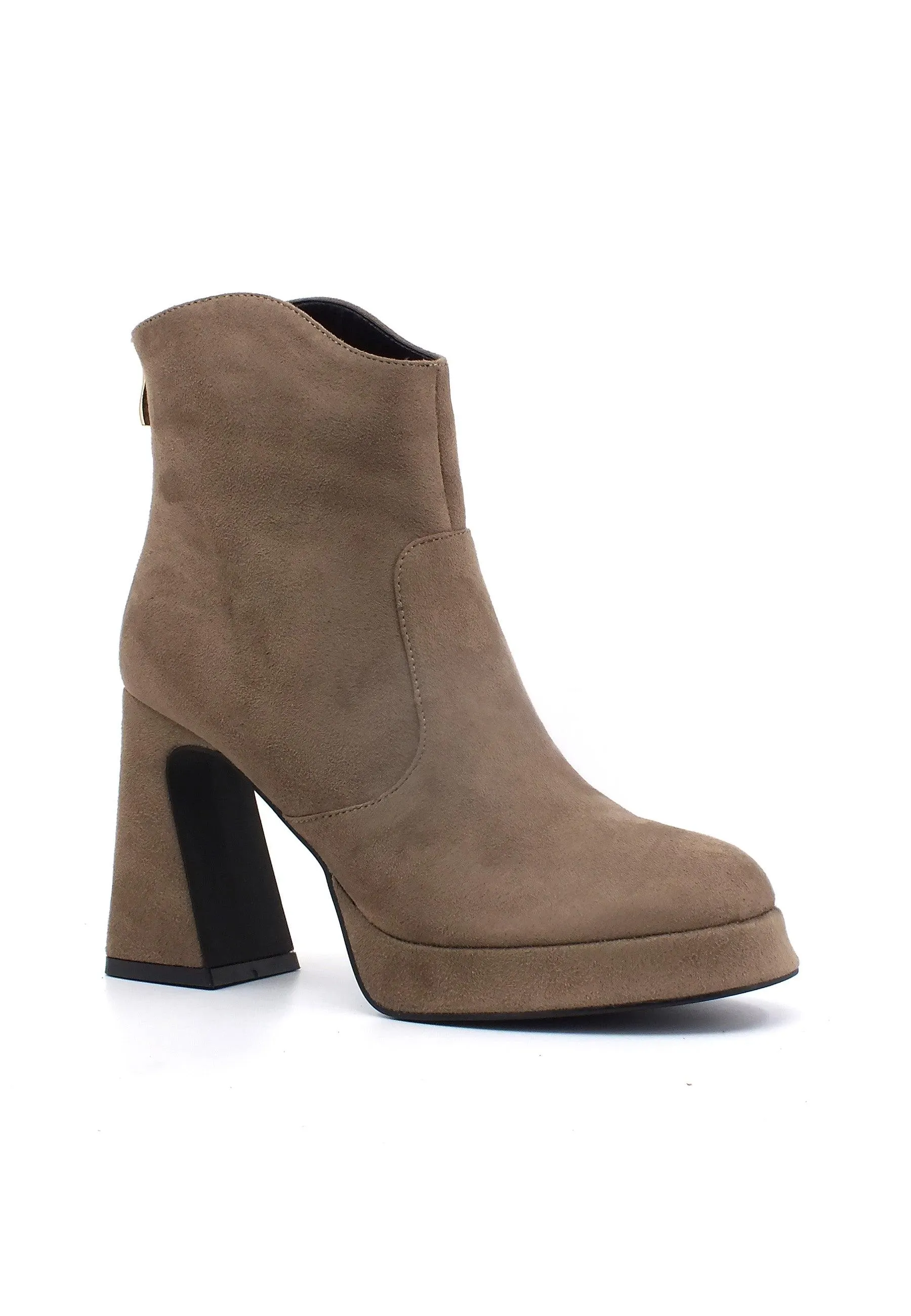 CAFENOIR Stivaletto Tronchetto Donna Taupe Marrone NC9007