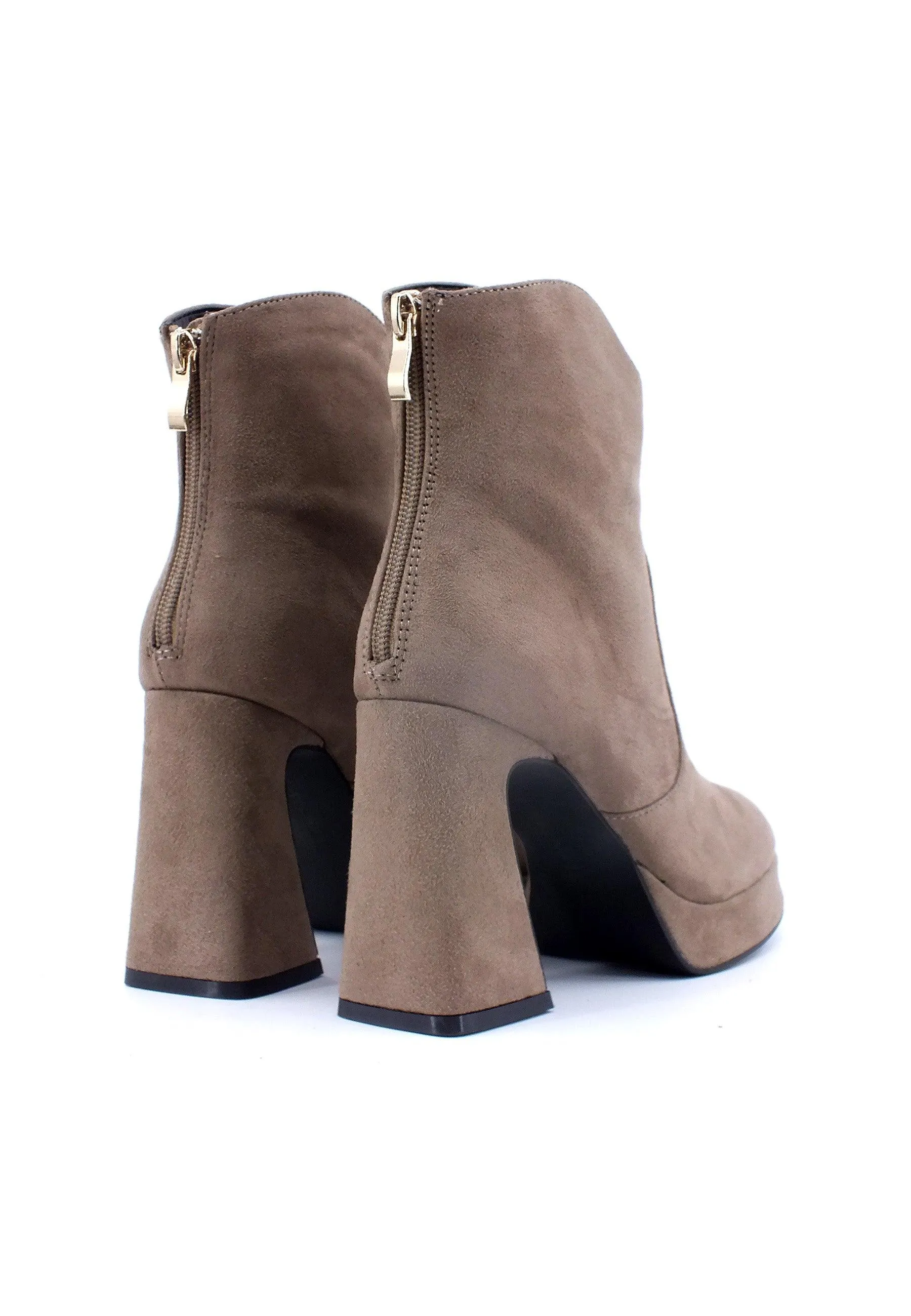CAFENOIR Stivaletto Tronchetto Donna Taupe Marrone NC9007