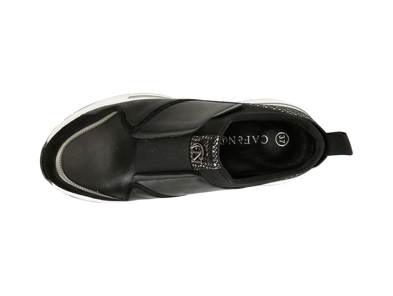 CafèNoir Slip-on Invernale Zeppa Maxi Elastico Tomaia Pelle