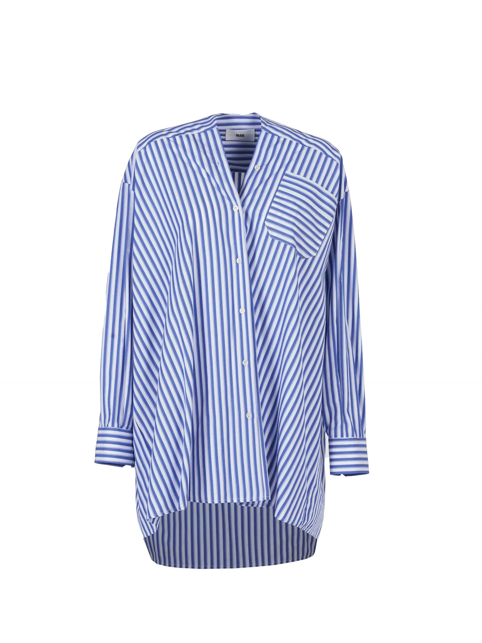 CAMICIA A RIGHE IN COTONE