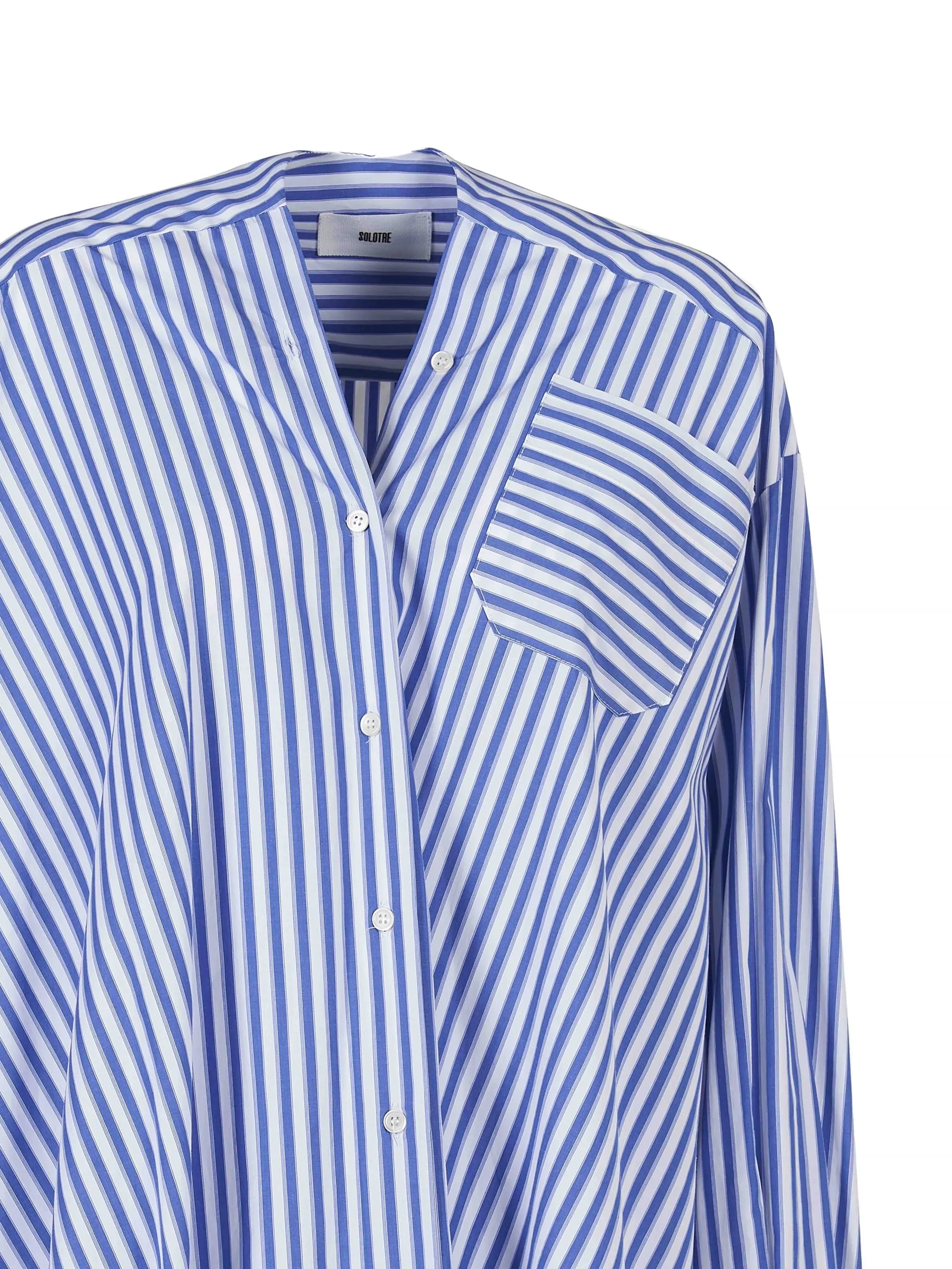 CAMICIA A RIGHE IN COTONE