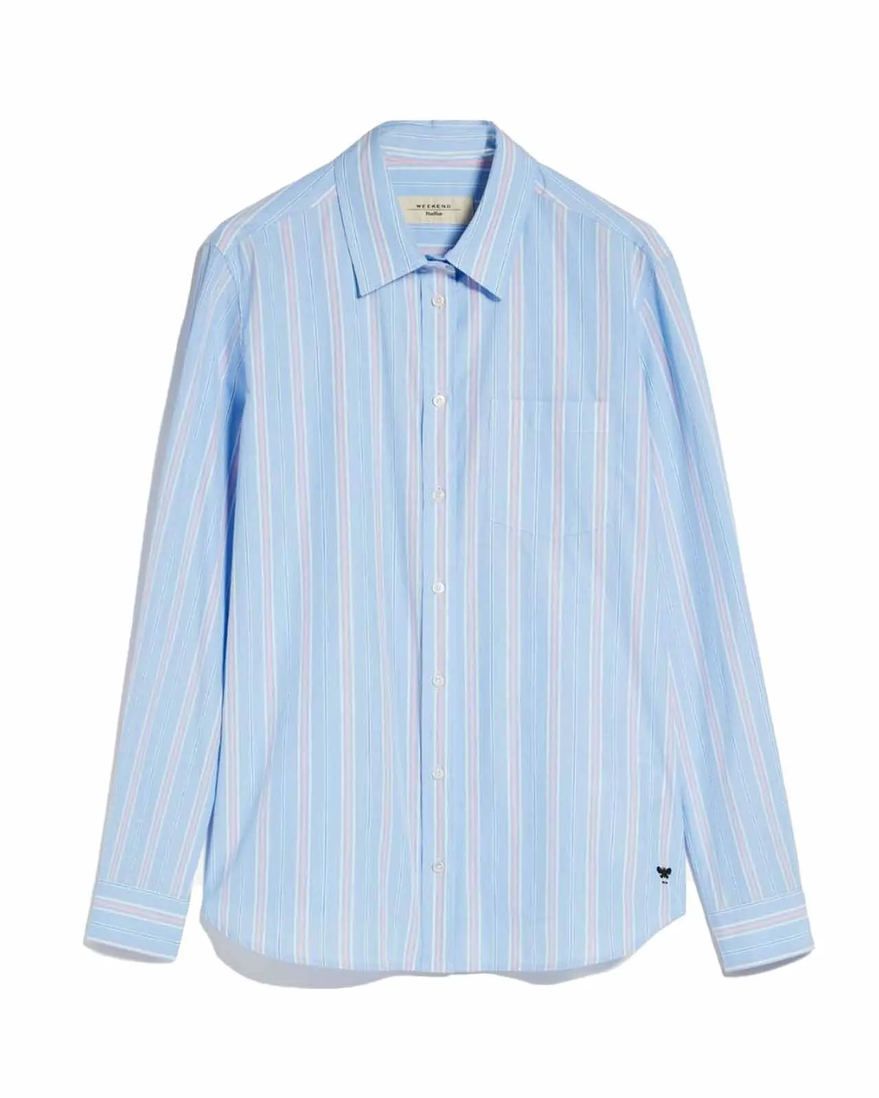 Camicia Bahamas cotone cielo